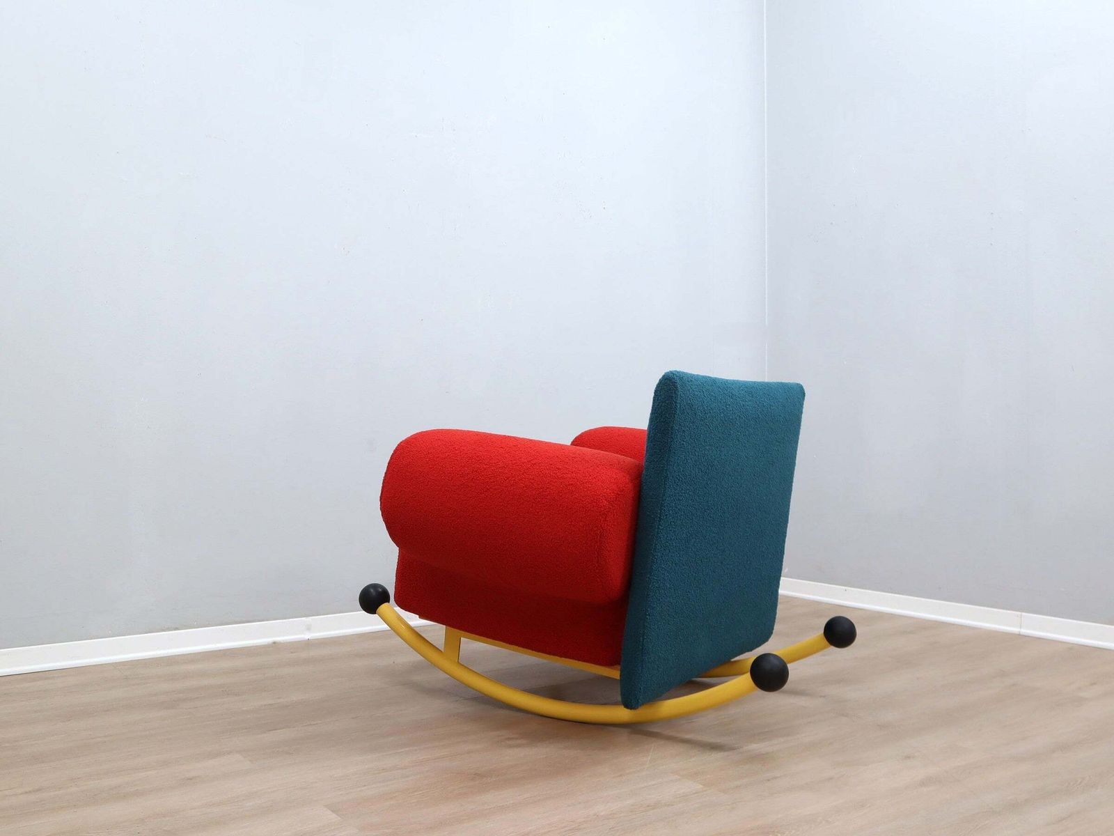 Topolino Rocking Chair By Seveso & Trezzi For Felice Rossi, 1980s photo vinterior