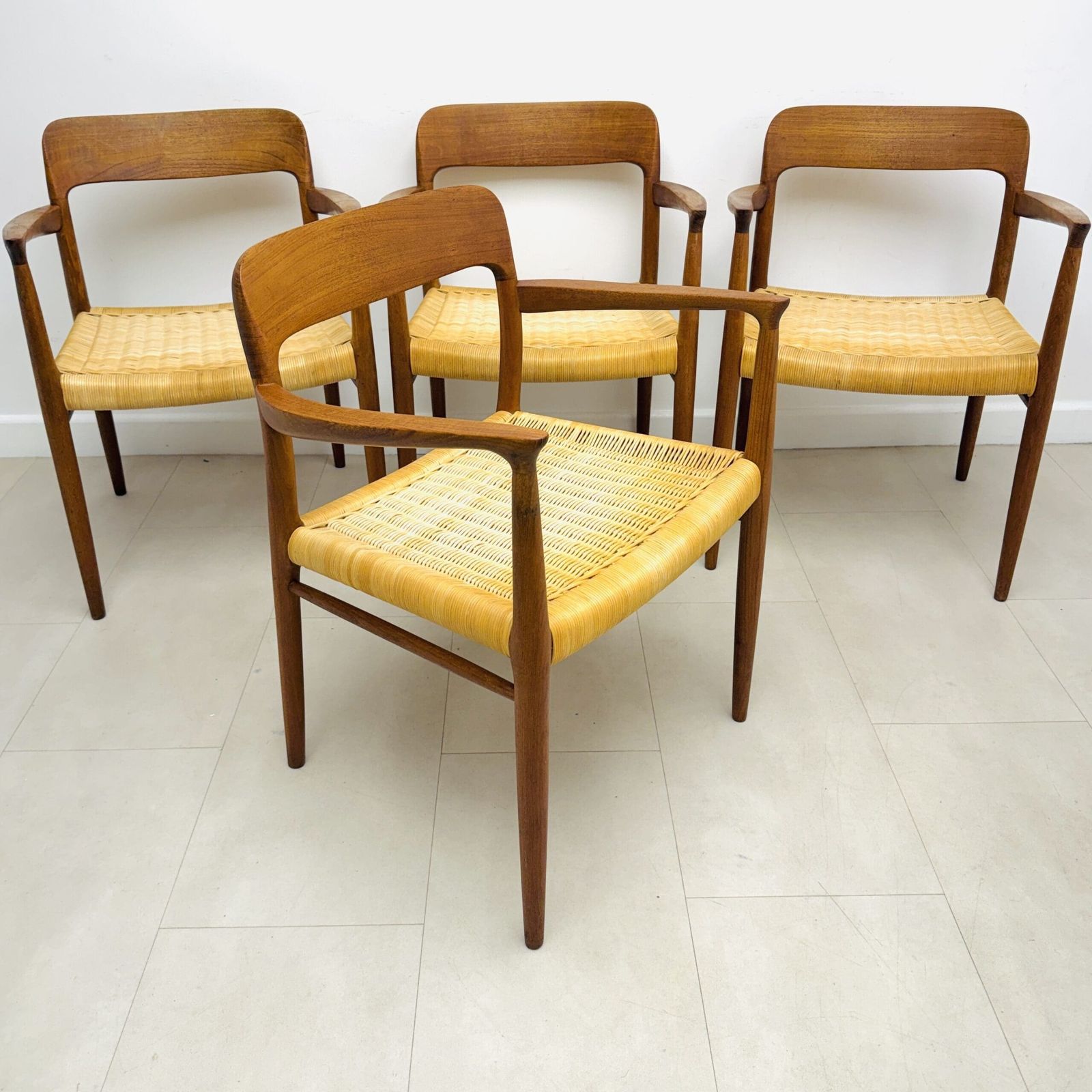 Danish Dining Carver Chairs By Niels Otto Møller photo vinterior