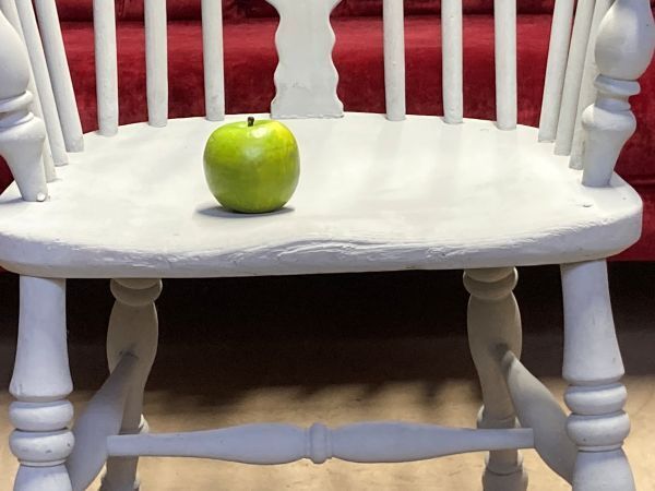 A Charming Antique Later Painted Windsor Armchair photo Furniture
