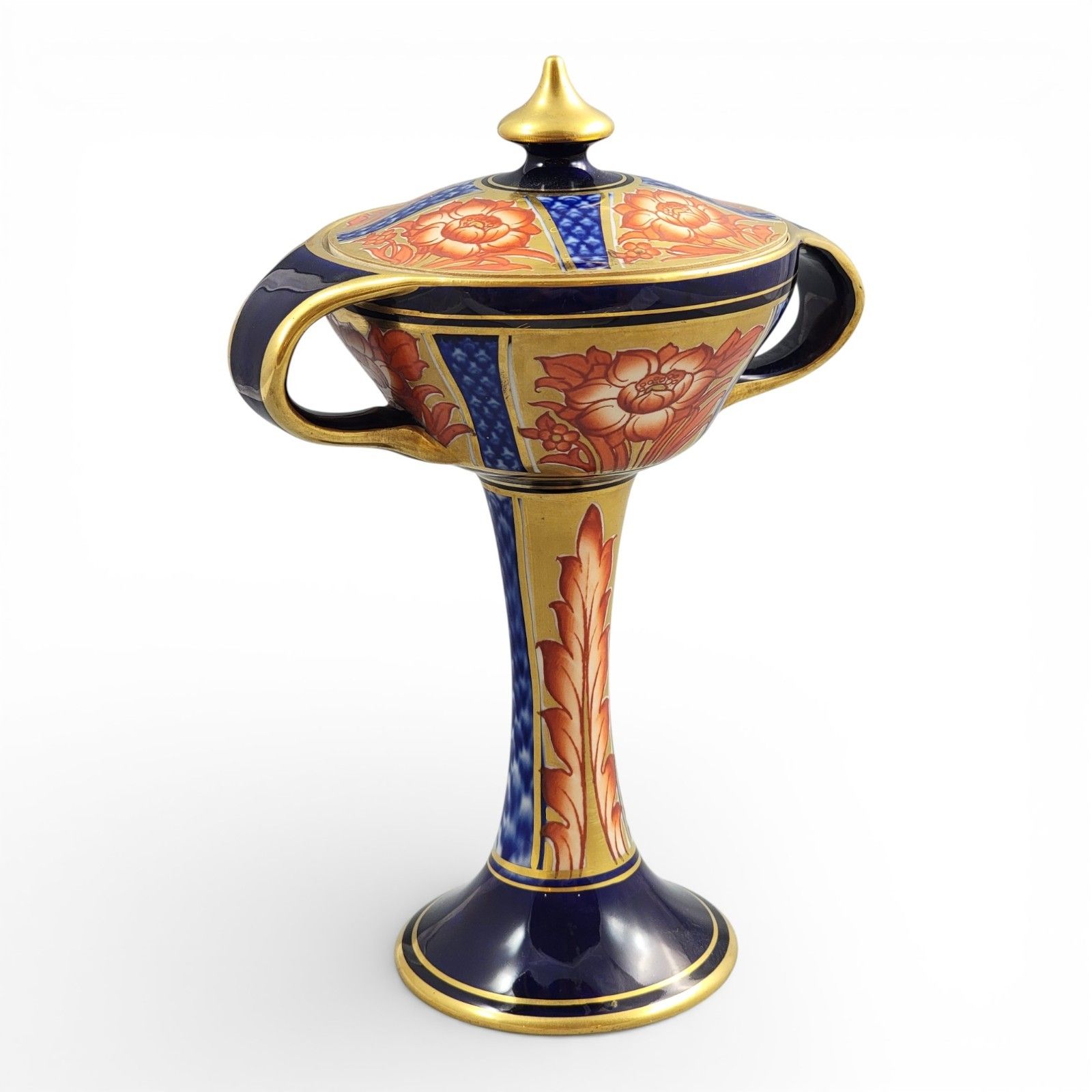 William Moorcroft For James Macintyre, Aurelian Ware Twin Handled Vase, C.1898 photo furniture