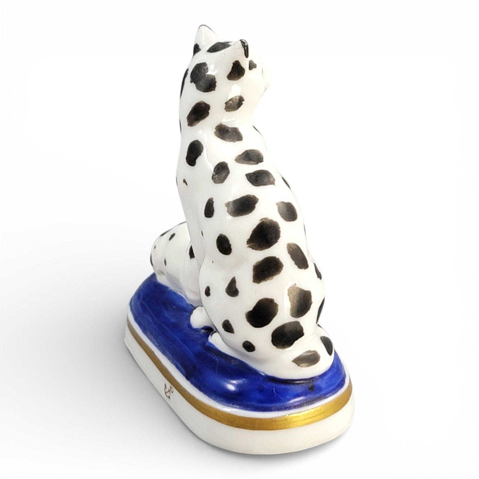 Rare Chelsea Porcelain Miniature Group, Seated Cat And Kitten, Late 18th Century photo Home Decor