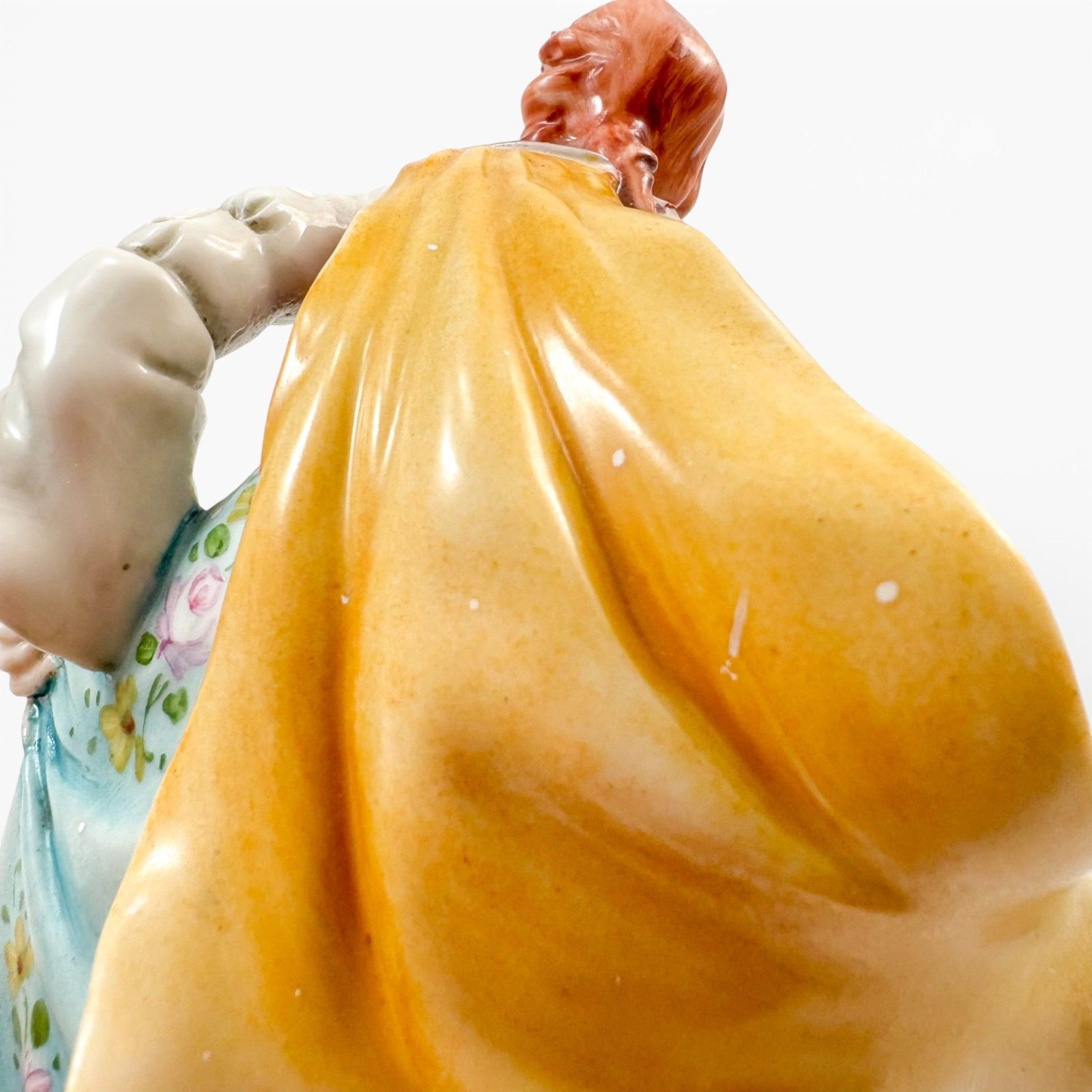 Home Decor Capodimonte Porcelain Figurine Germano Cortese Italian Woman Figure Mid 20th C photo