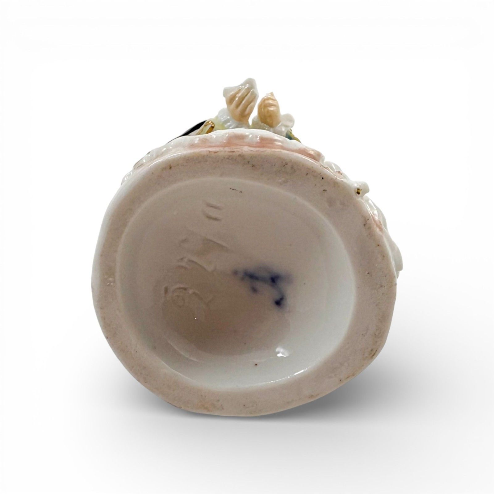 Antique Dresden Porcelain Courtly Boy Figurine With Letter, Rococo Style C. 1900 photo vinterior