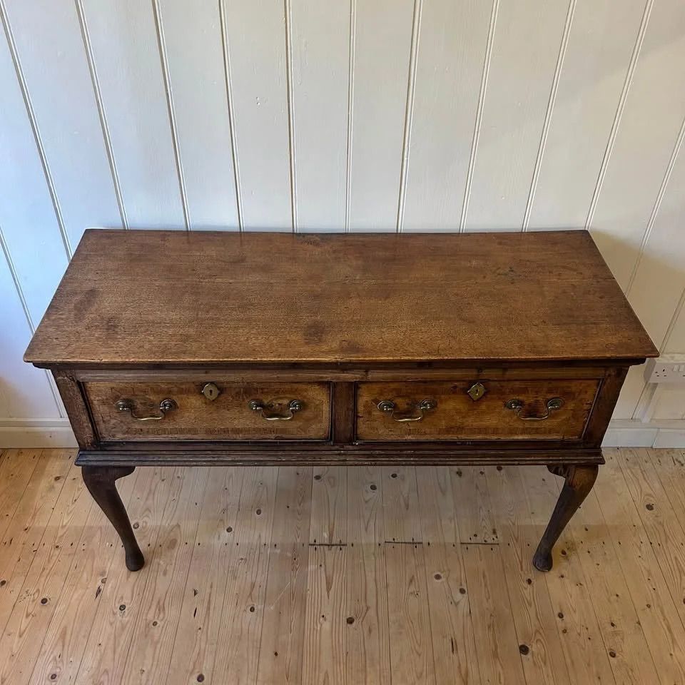 George III Oak Dresser Base, 1800s photo for sale