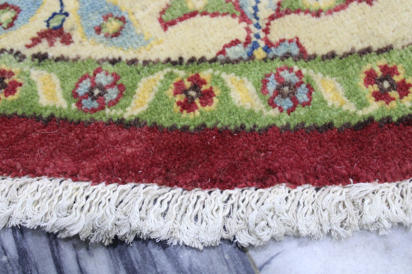 photo for sale 5x5 Red Kazak Caucasian Handmade Round Rug