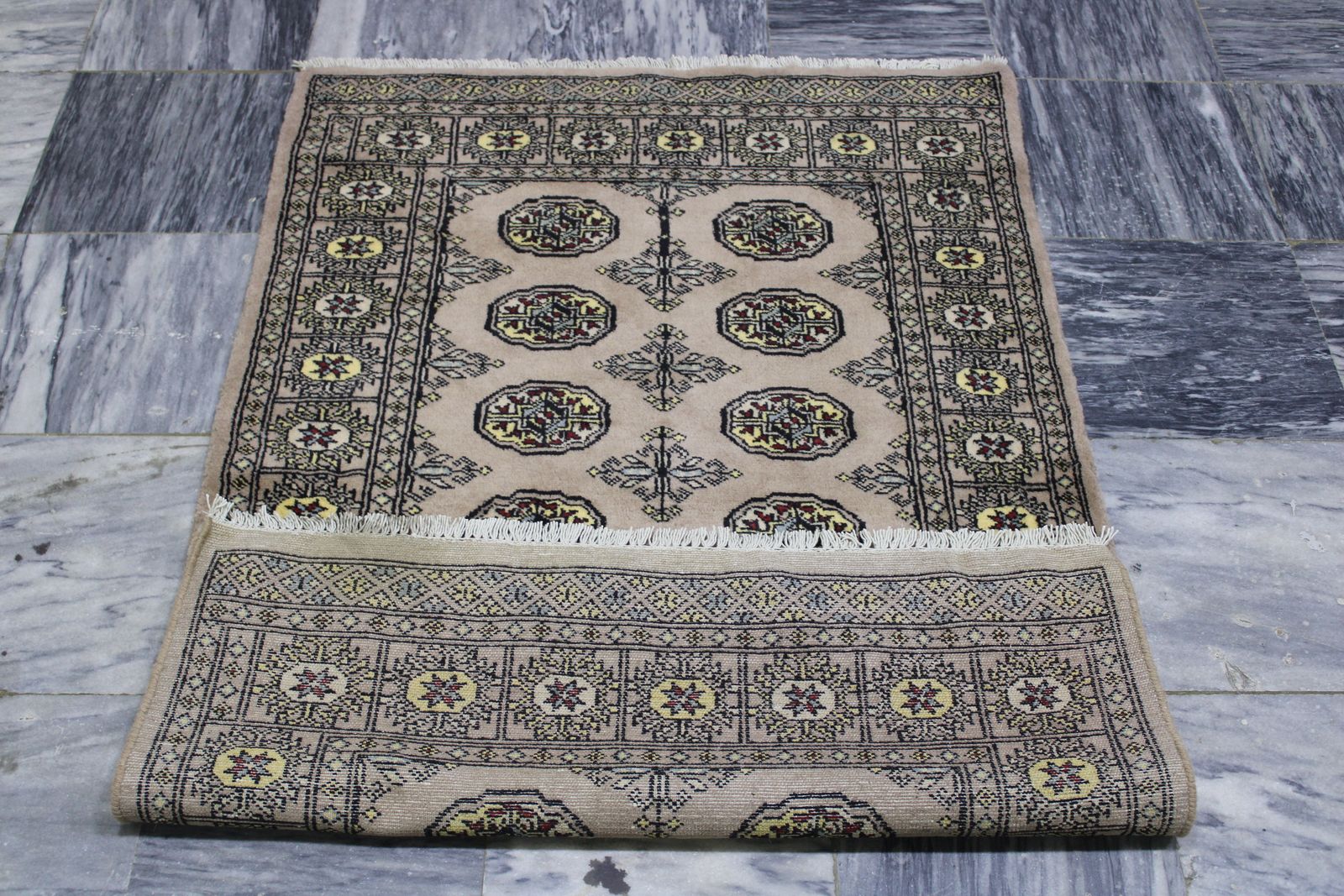 3x5 Afghan Bokhara Handmade Geometric Area Rug photo buy