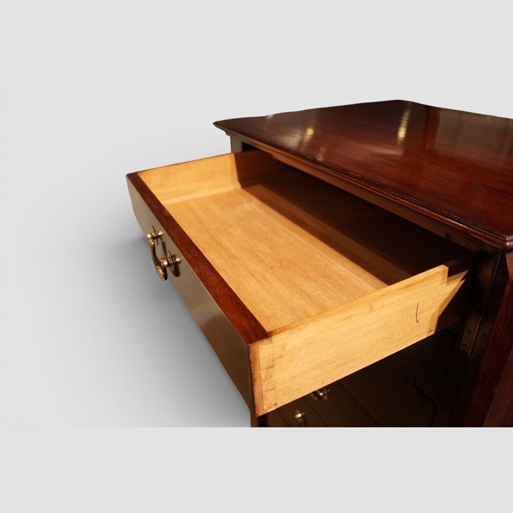 Edwardian Mahogany Wellington Chest photo for sale