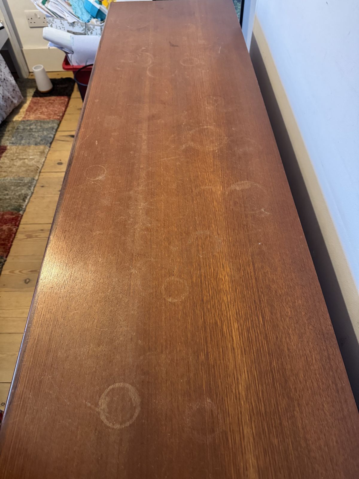 G Plan Fresco Teak Desk With Hidden Drawer   Price Dropped 200 photo buy