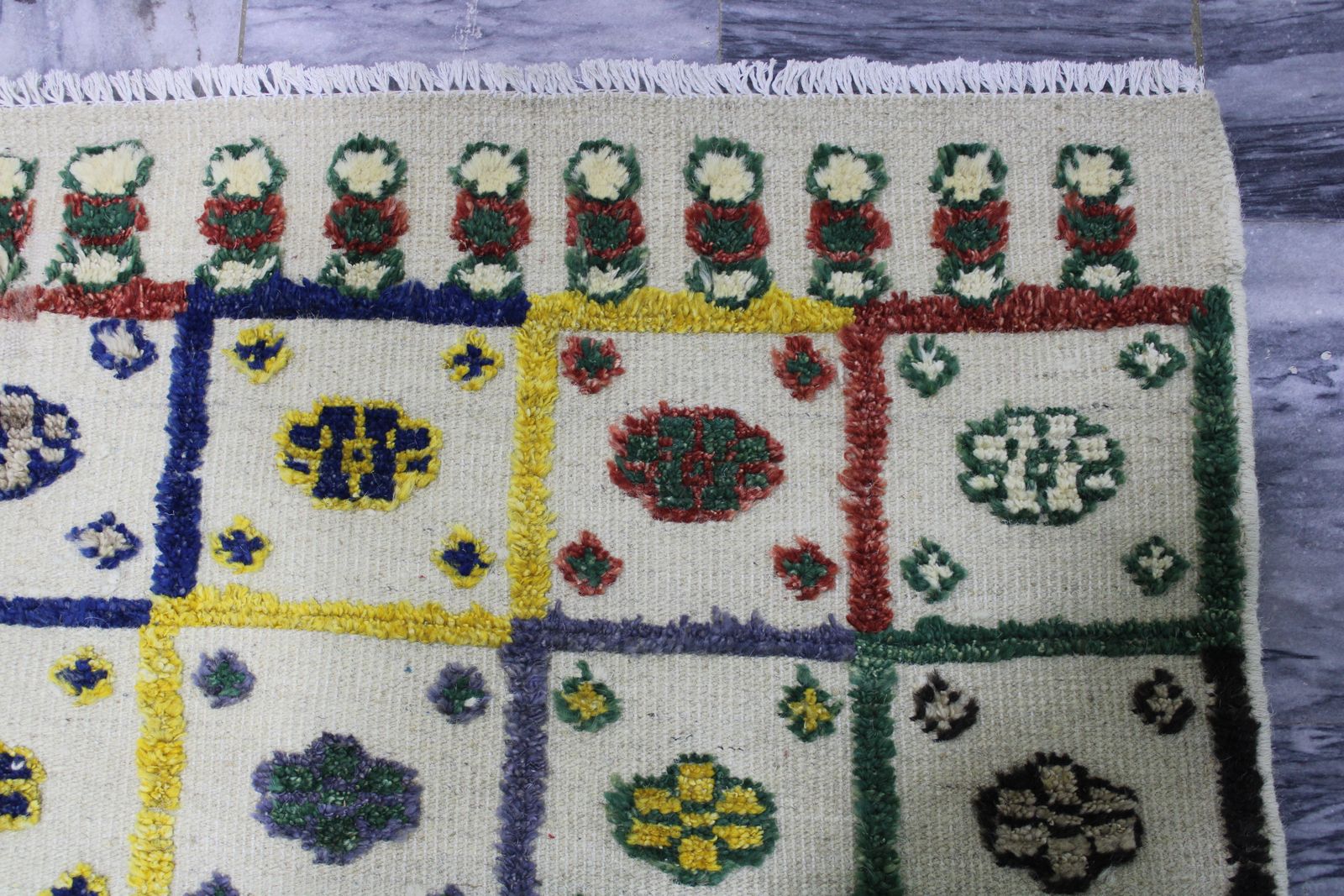 5x7 Handmade Afghan Barjasta Ayna Rug photo 445.0