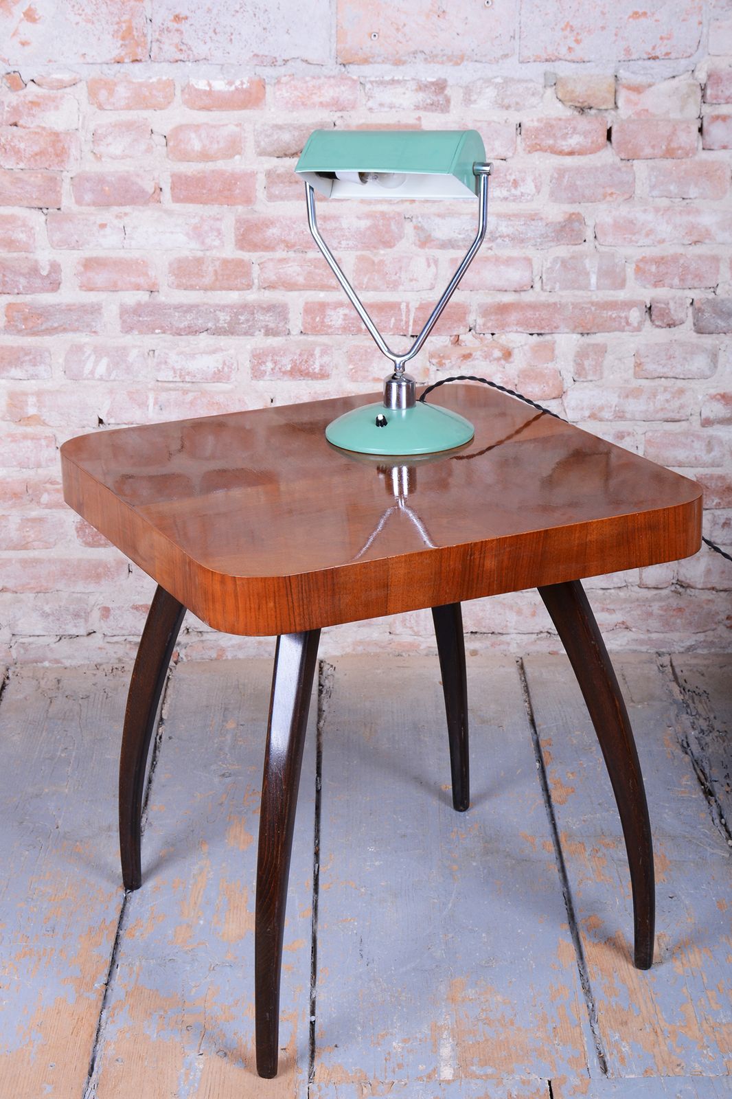 Original Mid Century Table Lamp, By Napako, Chrome Plated Steel, Czech, 1950s photo furniture