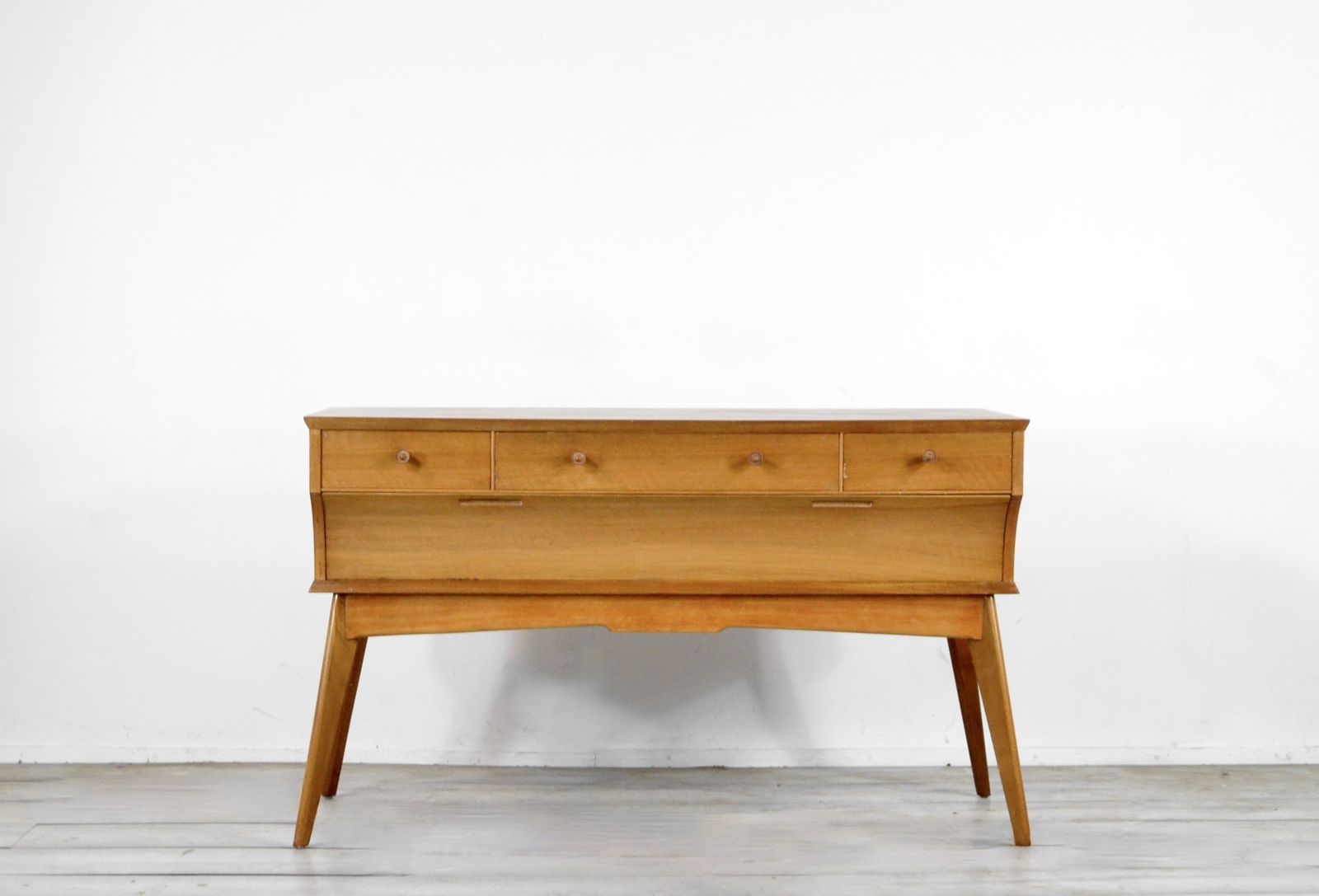 Midcentury Alfred Cox. Sideboard / Dresser In Walnut. Modern / Danish Style / Vintage / Scandinavian. photo furniture