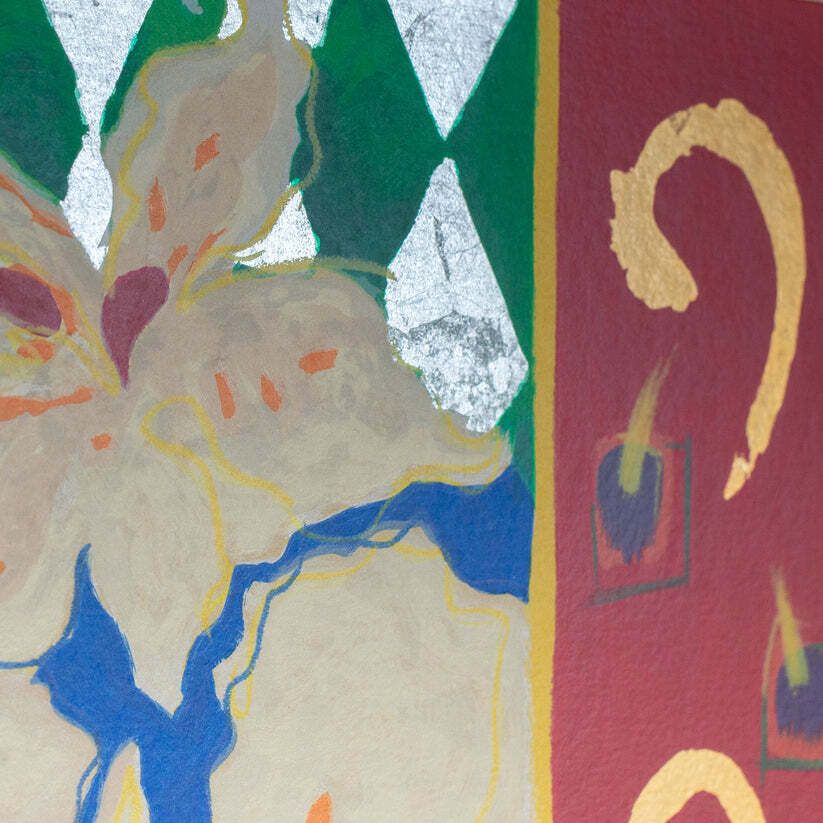 Kunst Floraal Stilleven Serigrafiën (Set Van Drie) Van Liz Jardine photo