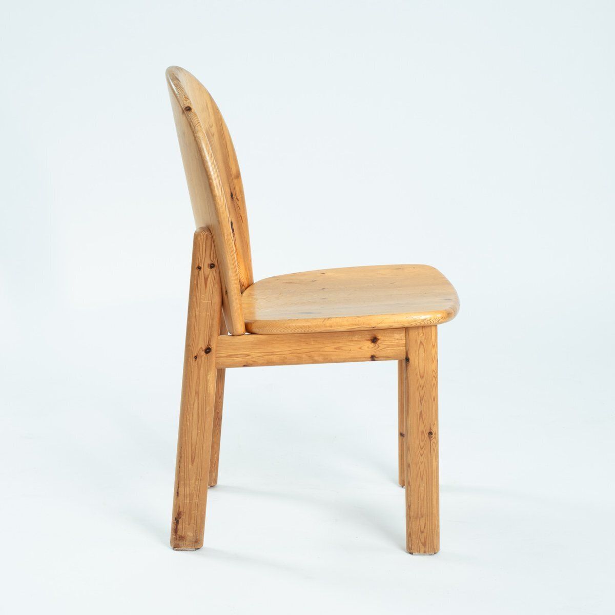 photo for sale Vintage Danish Pine Tulip Dining Chairs By Niels Koefoed For Dyrlund, 1960s, Set Of 6