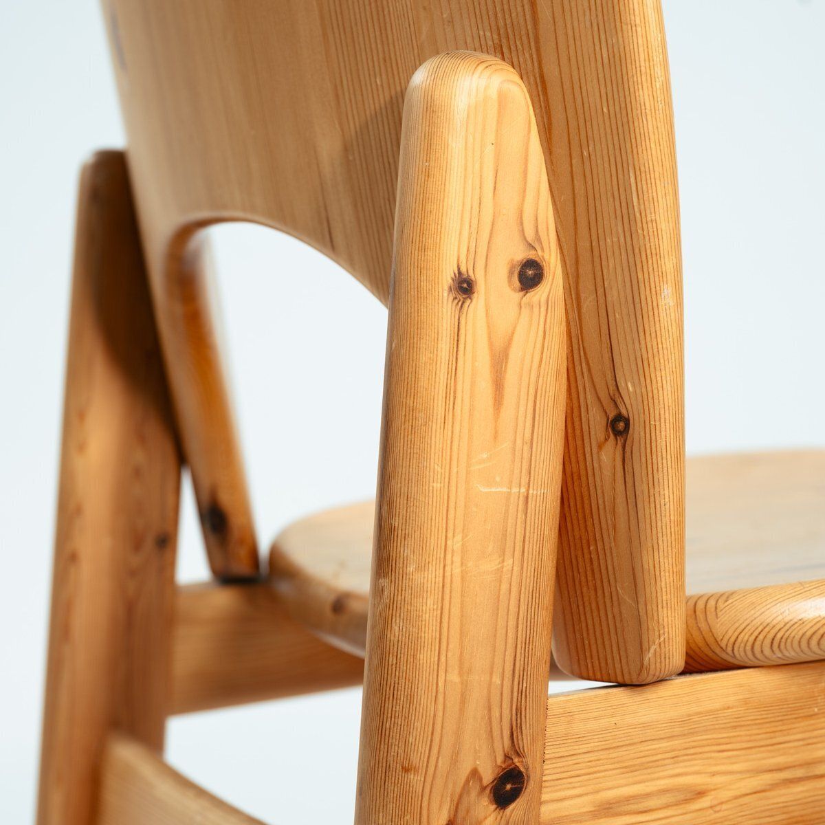 953.0 Vintage Danish Pine Tulip Dining Chairs By Niels Koefoed For Dyrlund, 1960s, Set Of 6 photo