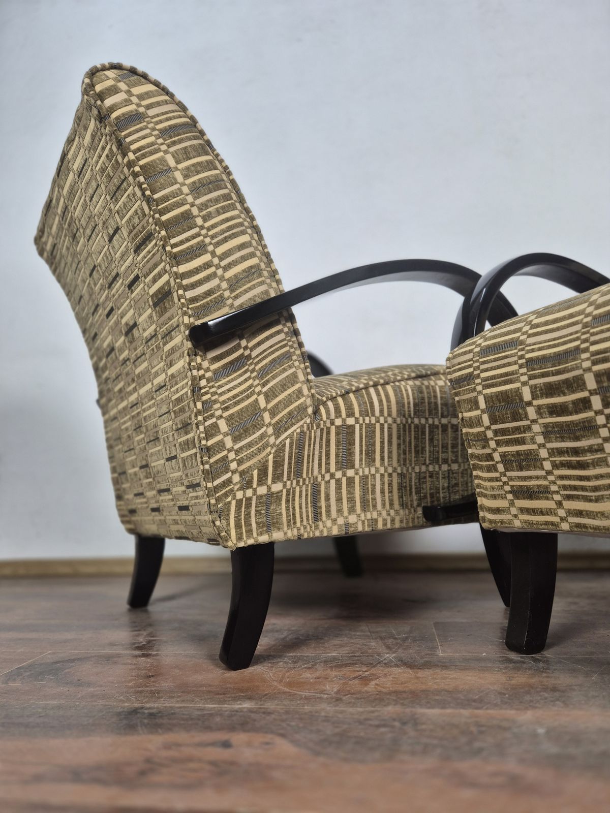 photo for sale Halabala H410 Armchairs, Czech Artdéco 1940s, Set Of 2
