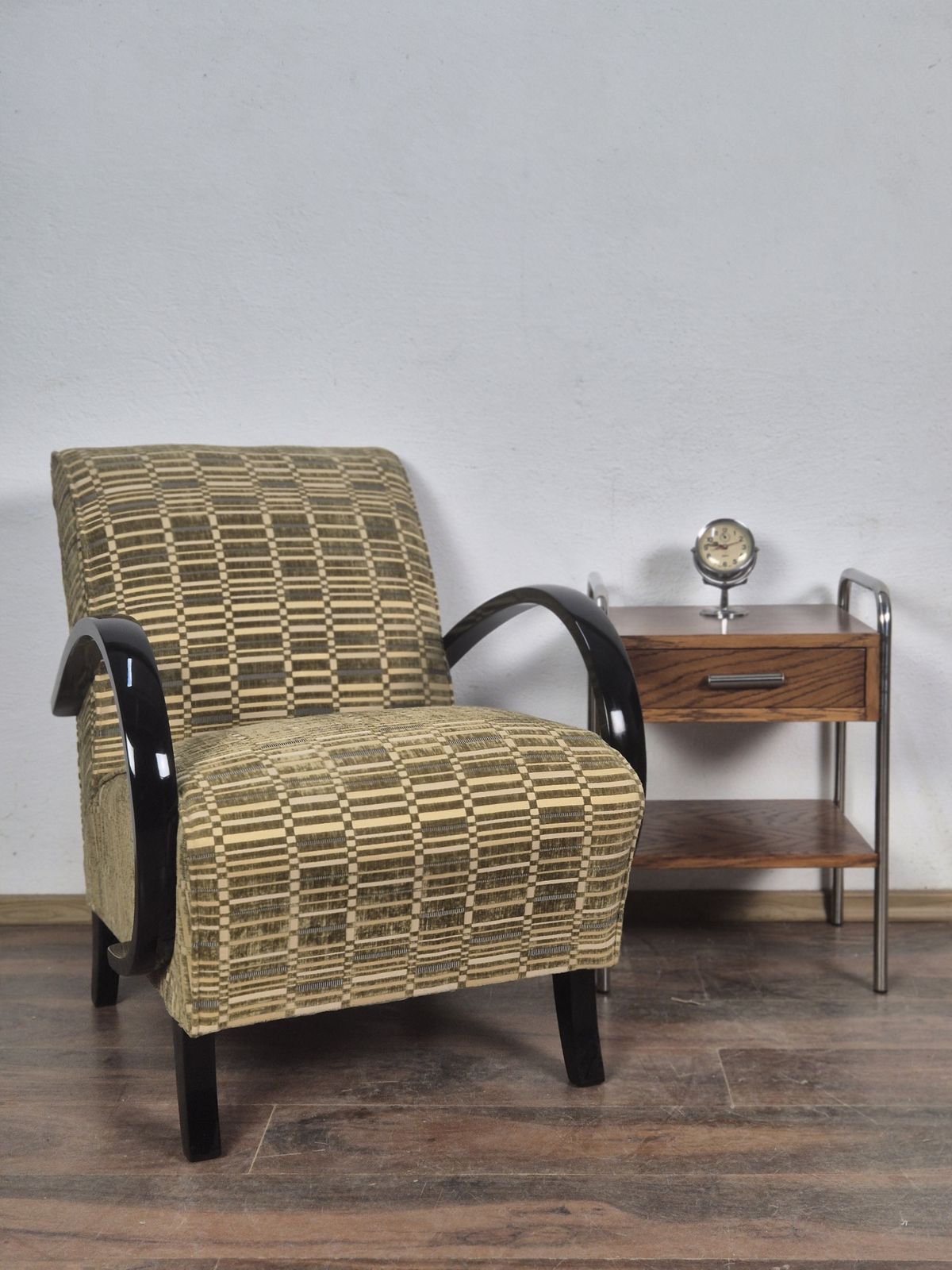 photo vinterior Halabala H410 Armchairs, Czech Artdéco 1940s, Set Of 2
