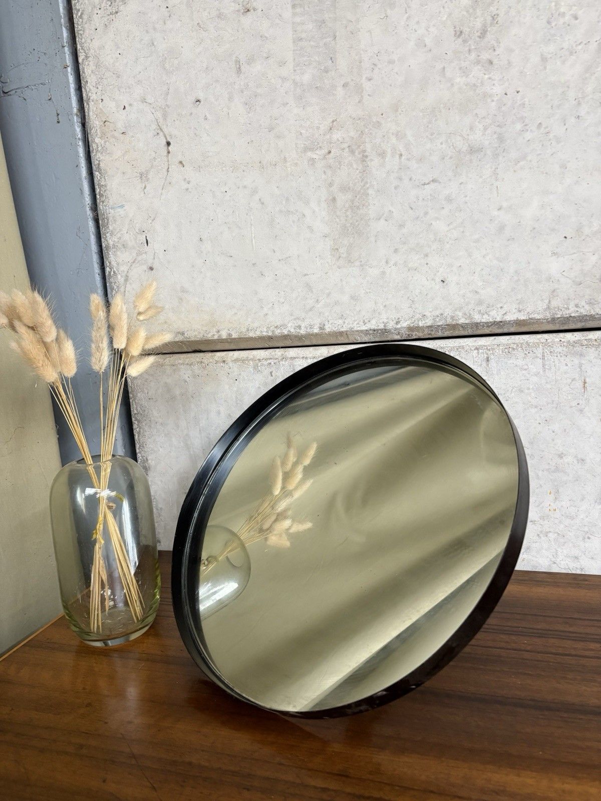 Vtg Mid Century Durlston Vanity Shaving Mirror Danish Retro Style R1038 photo vinterior
