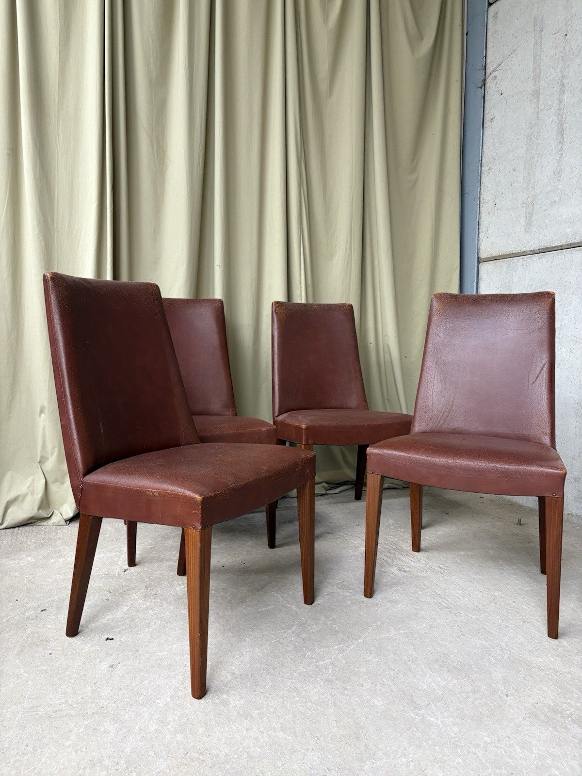 Vtg Mid Century Set Of 4 G Plan Dining Chairs Danish Scandi Retro R1039 photo for sale