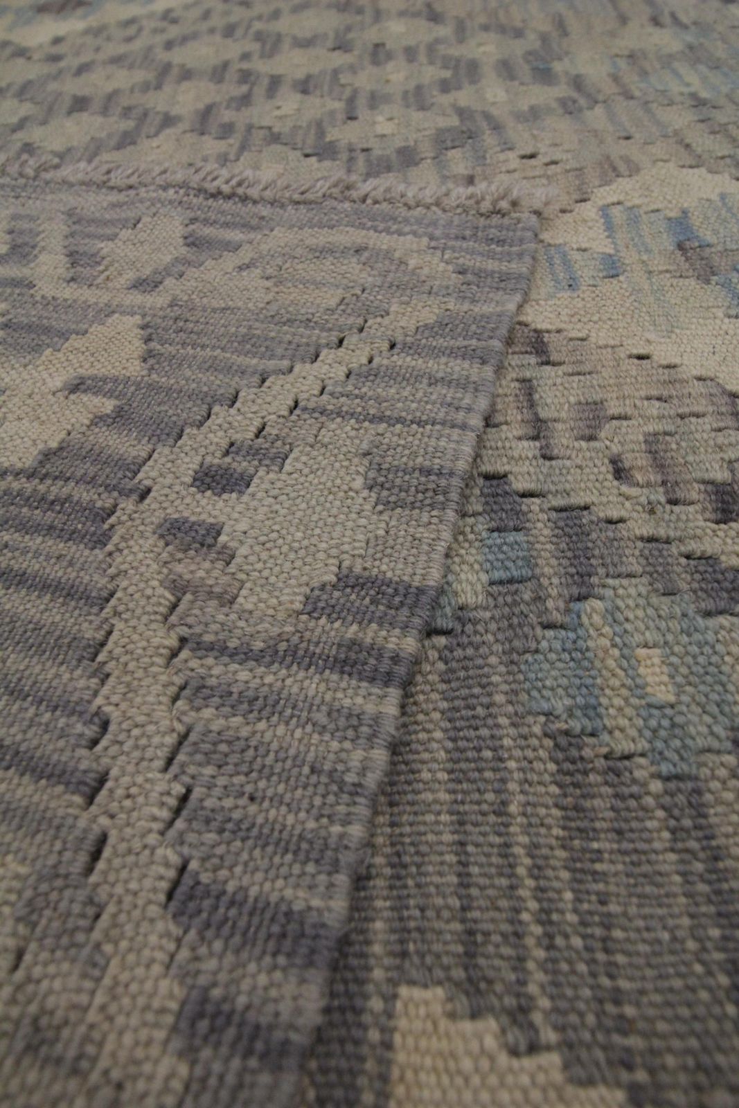 photo furniture Grey Kilim Rug Traditional Carpet Kilim Scandinavian Style Brown Wool Area Rug
