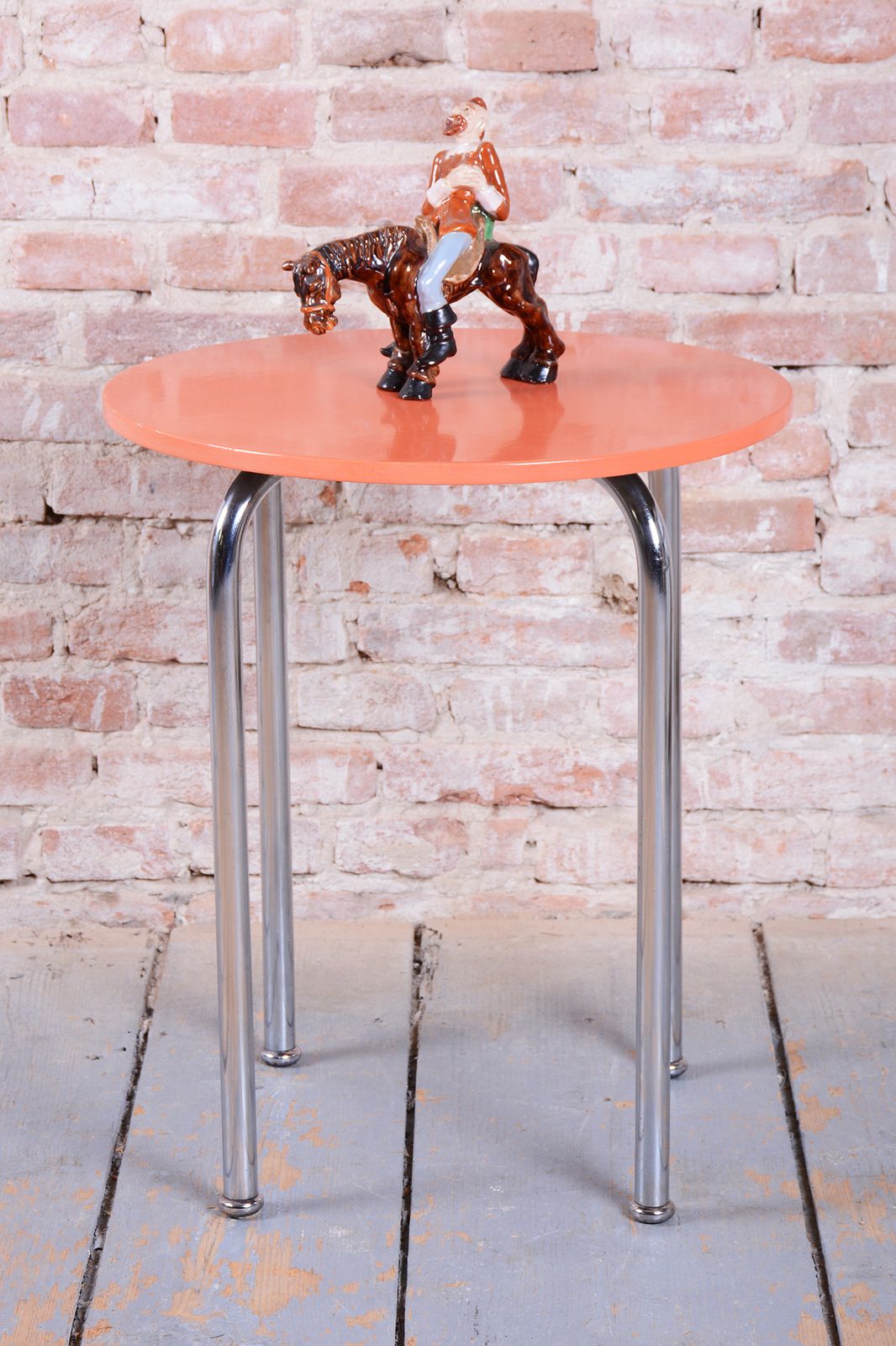 Restored Bauhaus Table, By Hynek Gottwald, Chrome Plated Steel, Czech, 1930s photo buy