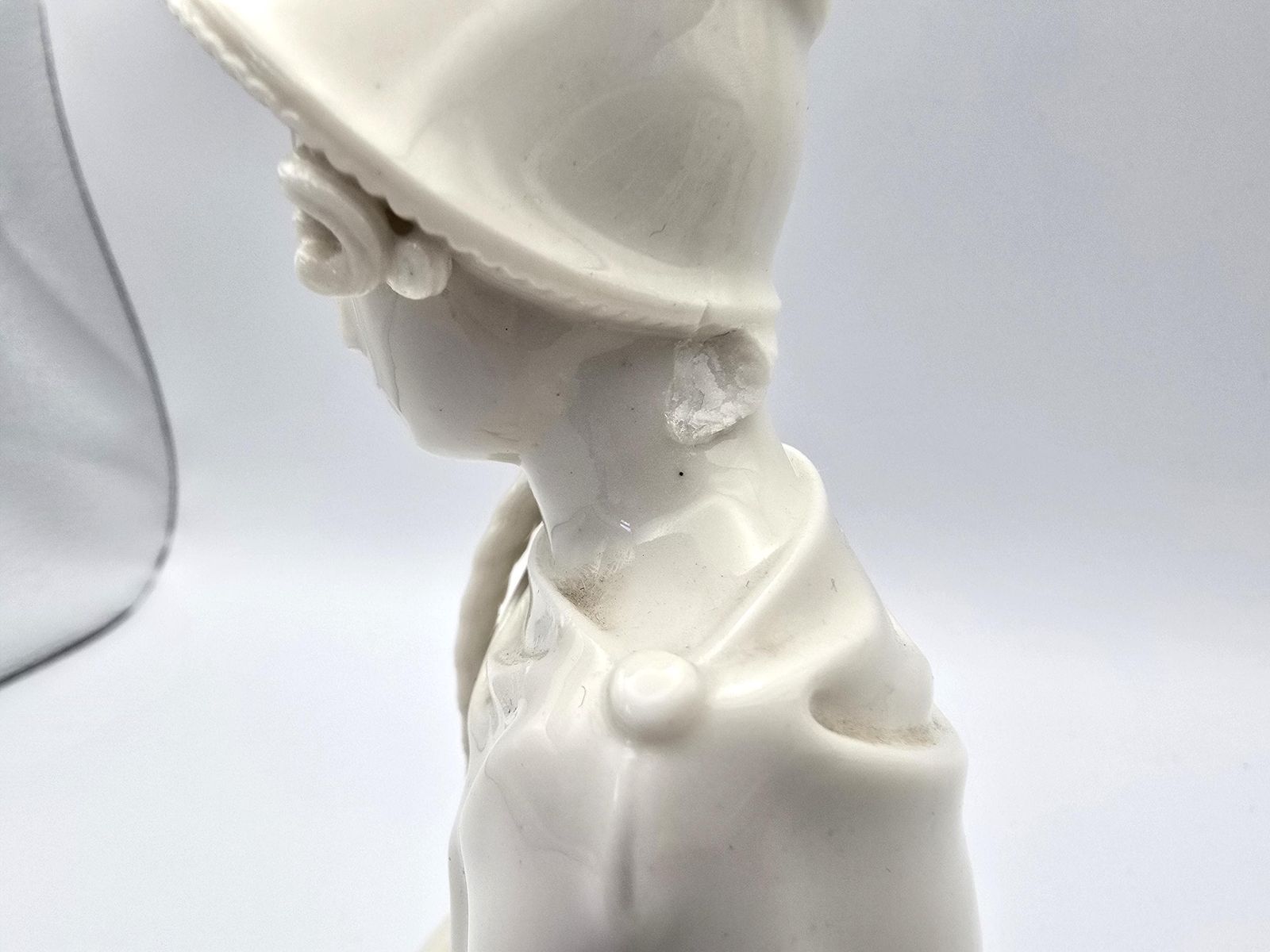 Royal Copenhagen Seventeen Years Blanc De Chine Figurine – Arno Malinowski, Damaged photo buy