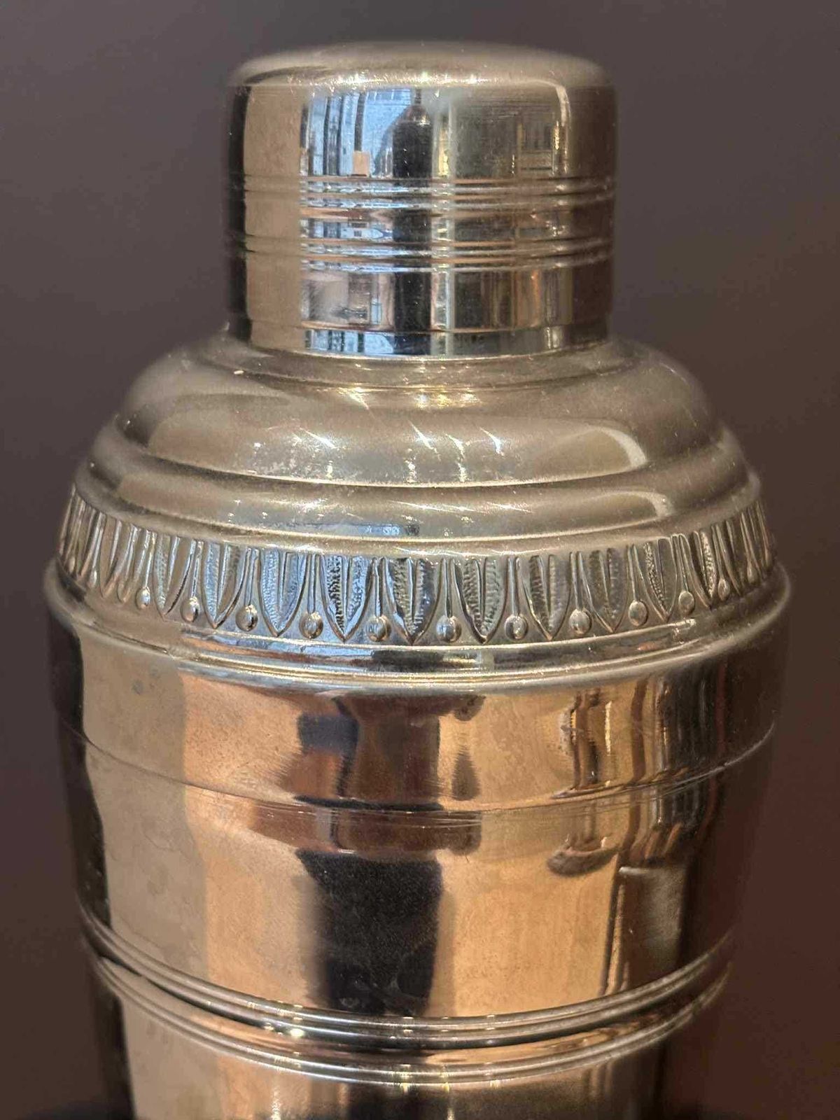 Guy Degrenne Cocktail Shaker: Mid Century Stainless Steel Barware photo 190.0