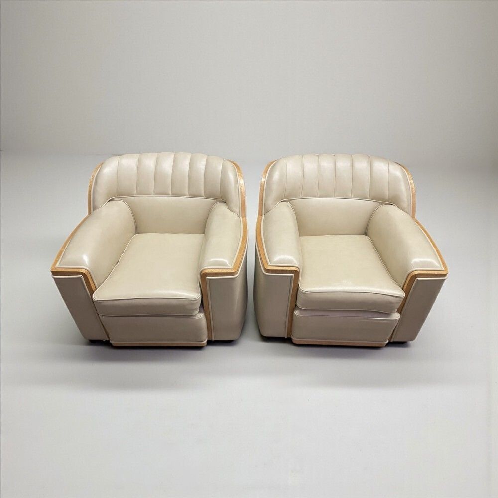 Art Deco Pair Of Armchairs By Hary And Lou Epstein photo furniture