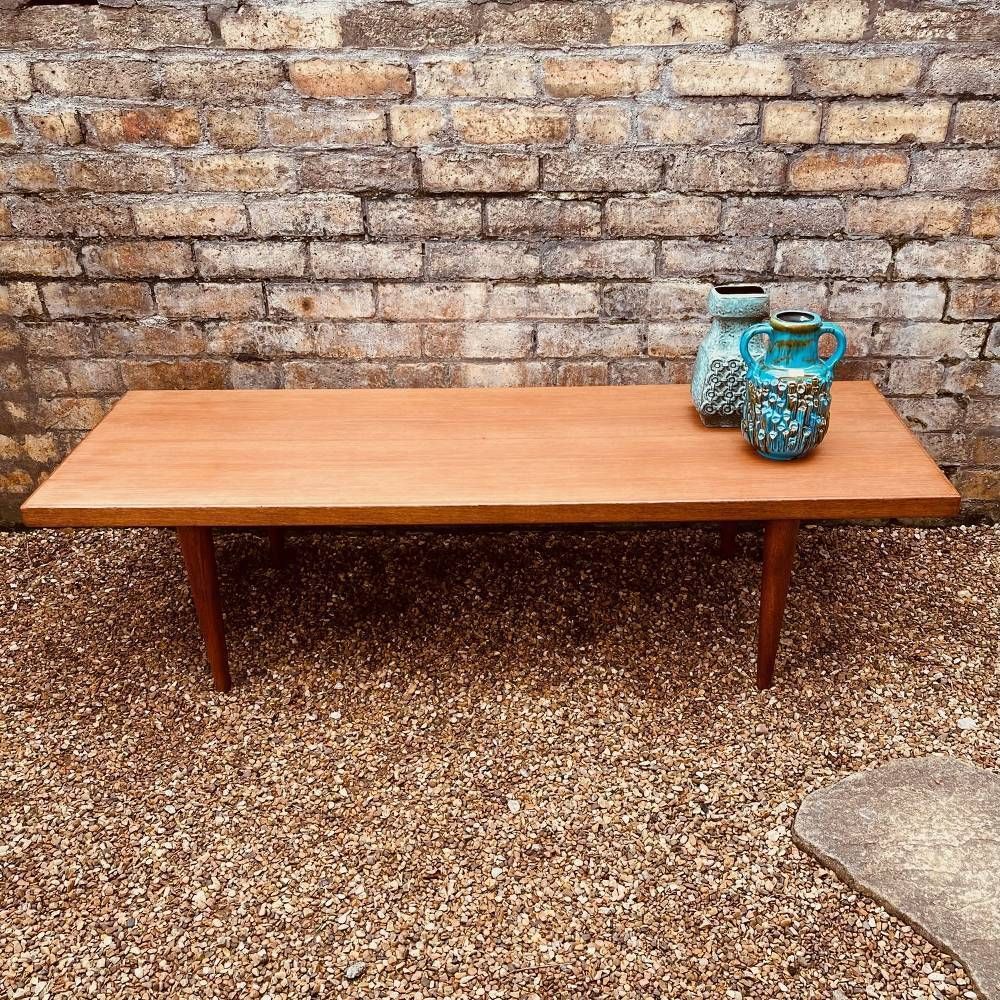 Arne Hovmand Olsen For Mogens Kold Teak Coffee Table – Model Mk118, Denmark C.1960