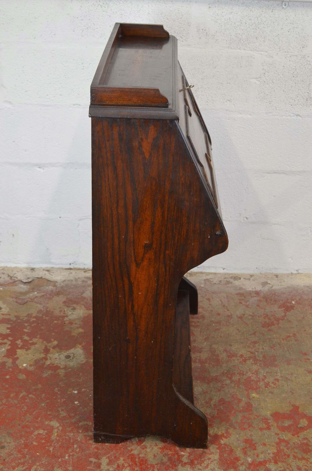 photo for sale An Early 20th Century Oak Student's Bureau Writing Table