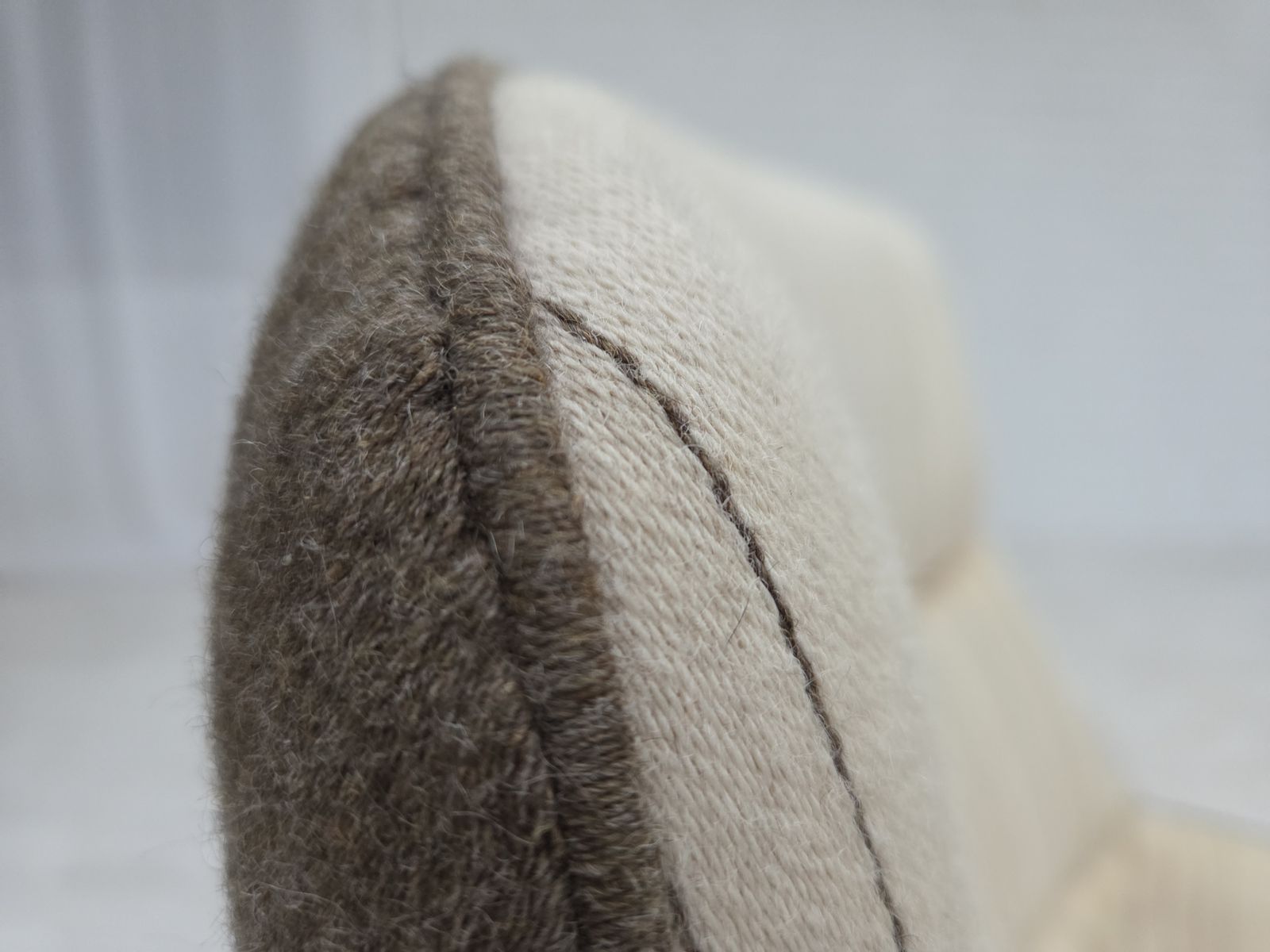 1970s, Danish Design By Illum Wikkelsø, Furniture Wool Fabric, Oak Wood Legs. photo 2600.0