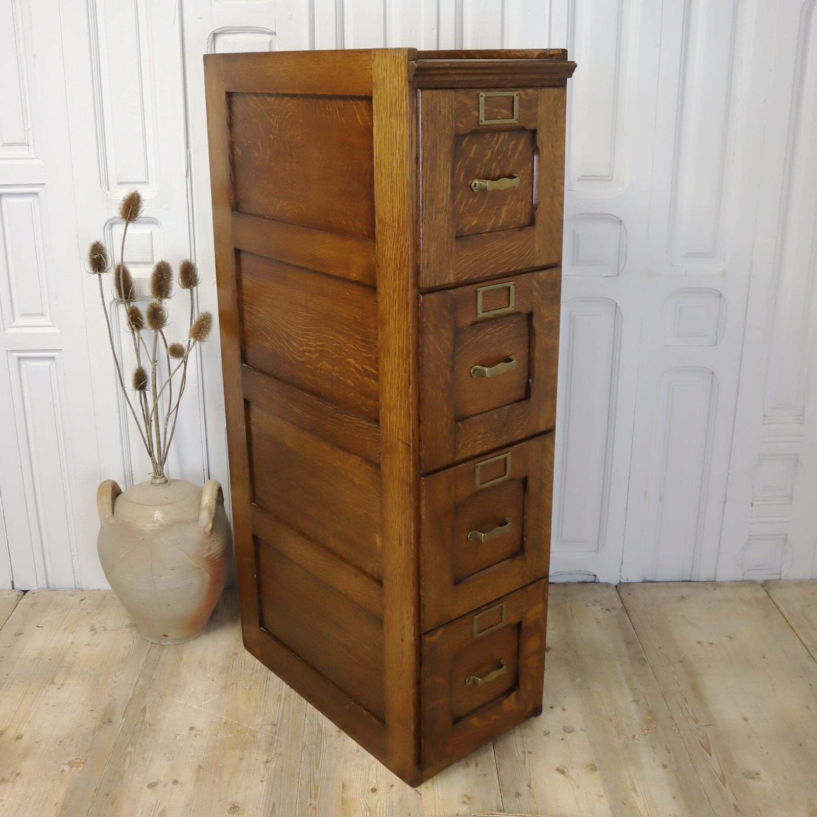 Antique Oak Filing Drawers., Mid 20th Century photo vinterior