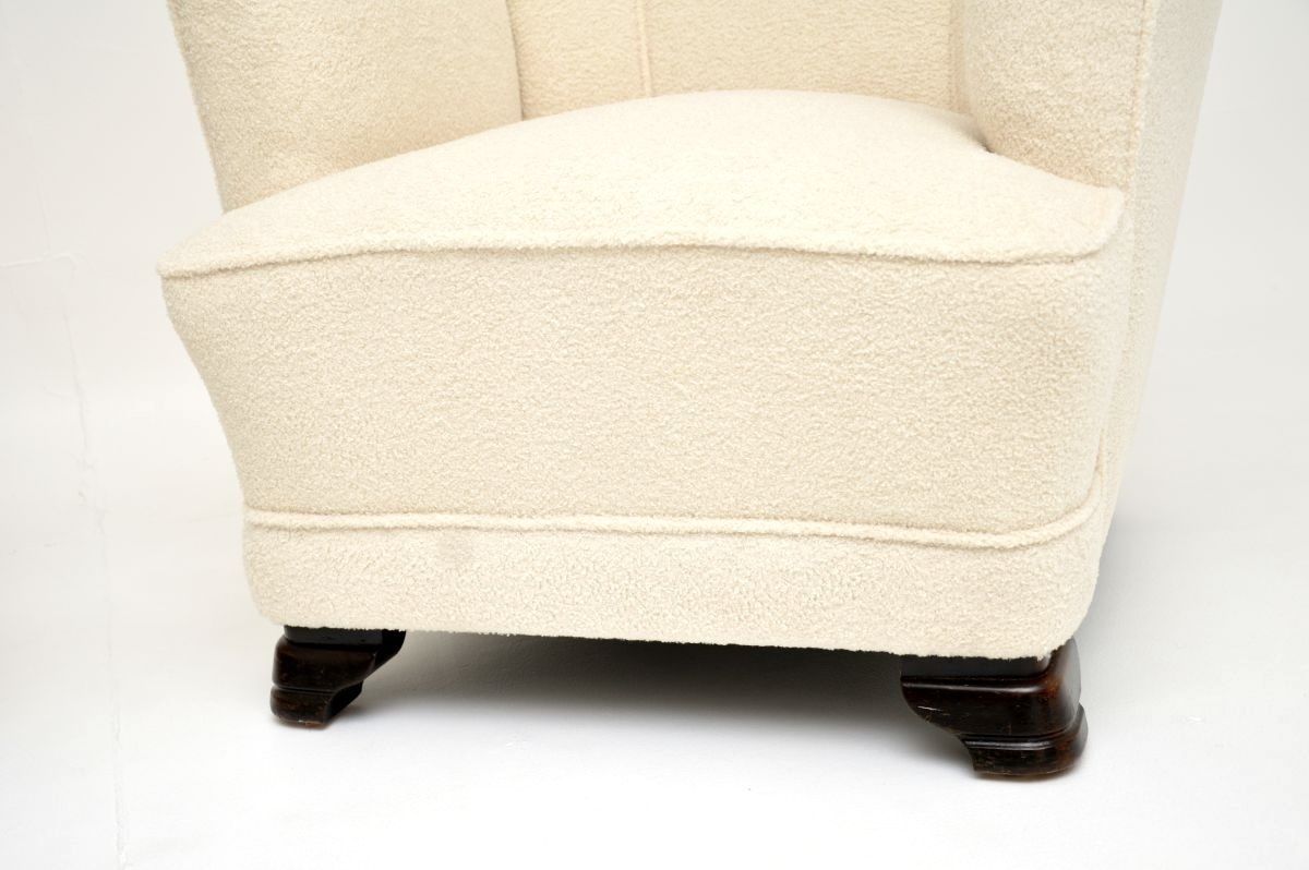 Pair Of Danish Vintage Club Armchairs photo buy