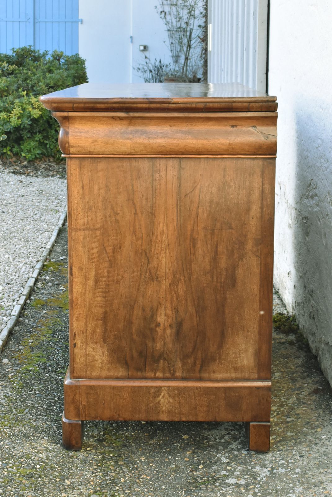 Furniture French Chest Of Drawers In Walnut Louis Philippe Period 19th Century photo