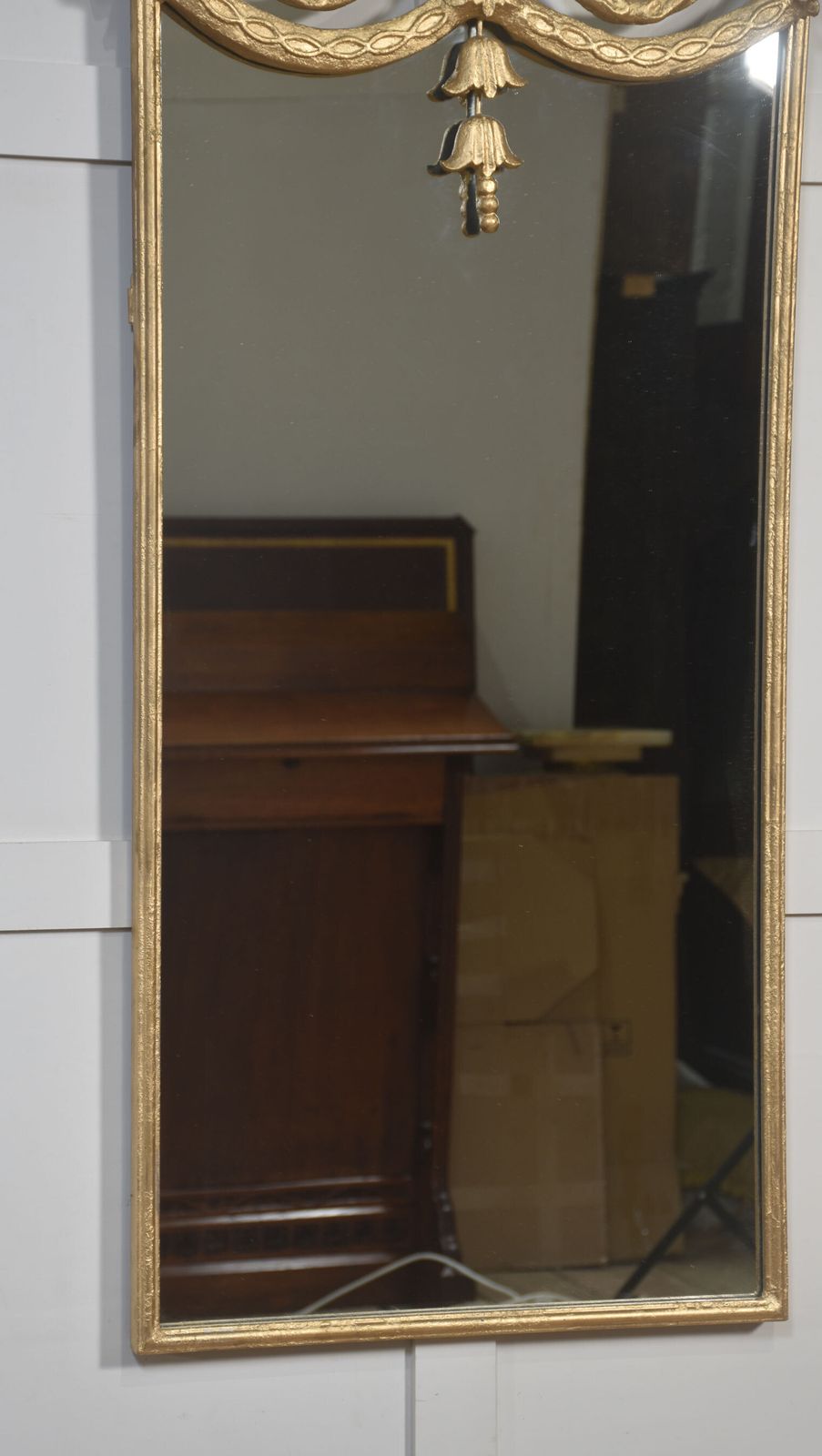 Pair Of Modern Gilt Painted Metal Mirrors photo 1494.0