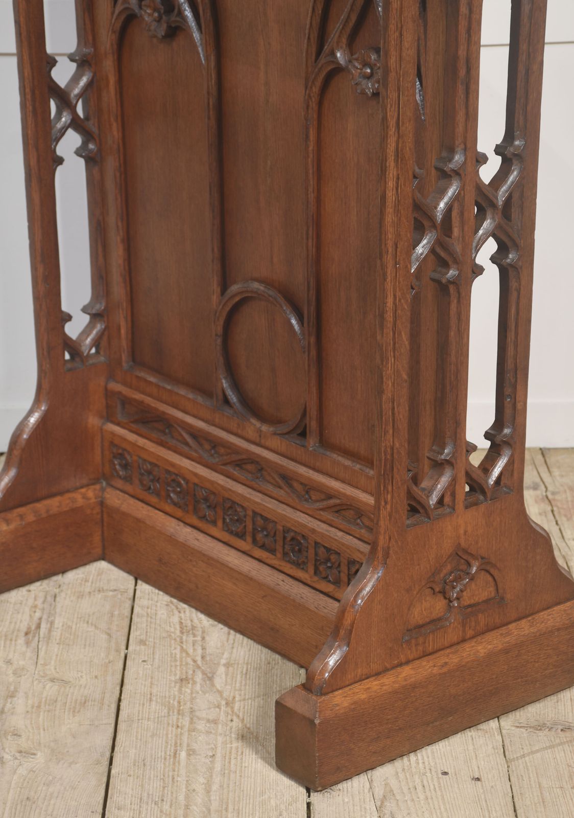Carved Oak Lectern In The Gothic Revival Style photo buy