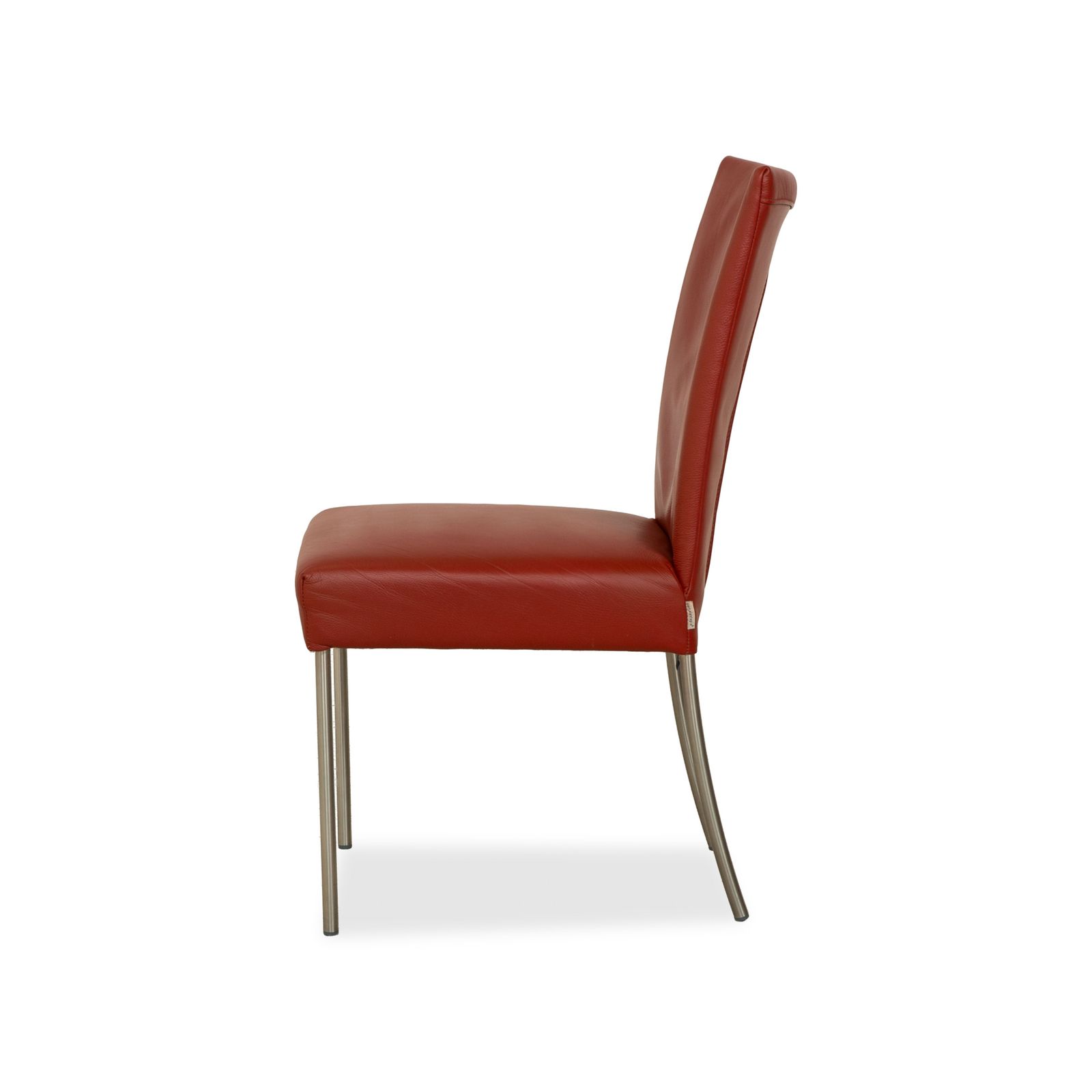 photo furniture Set Of 6 Bert Plantagie Felp Leather Chairs Red Bordeaux Wine