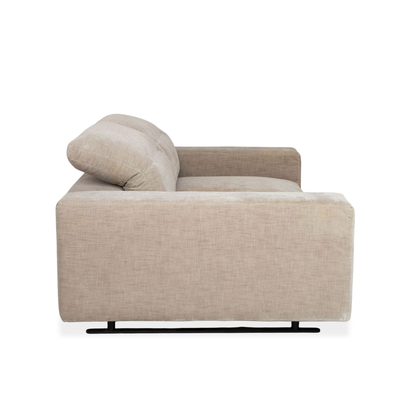 Mobilier Canapé BoConcept Hampton 2 places en tissu beige, fonction manuelle photo