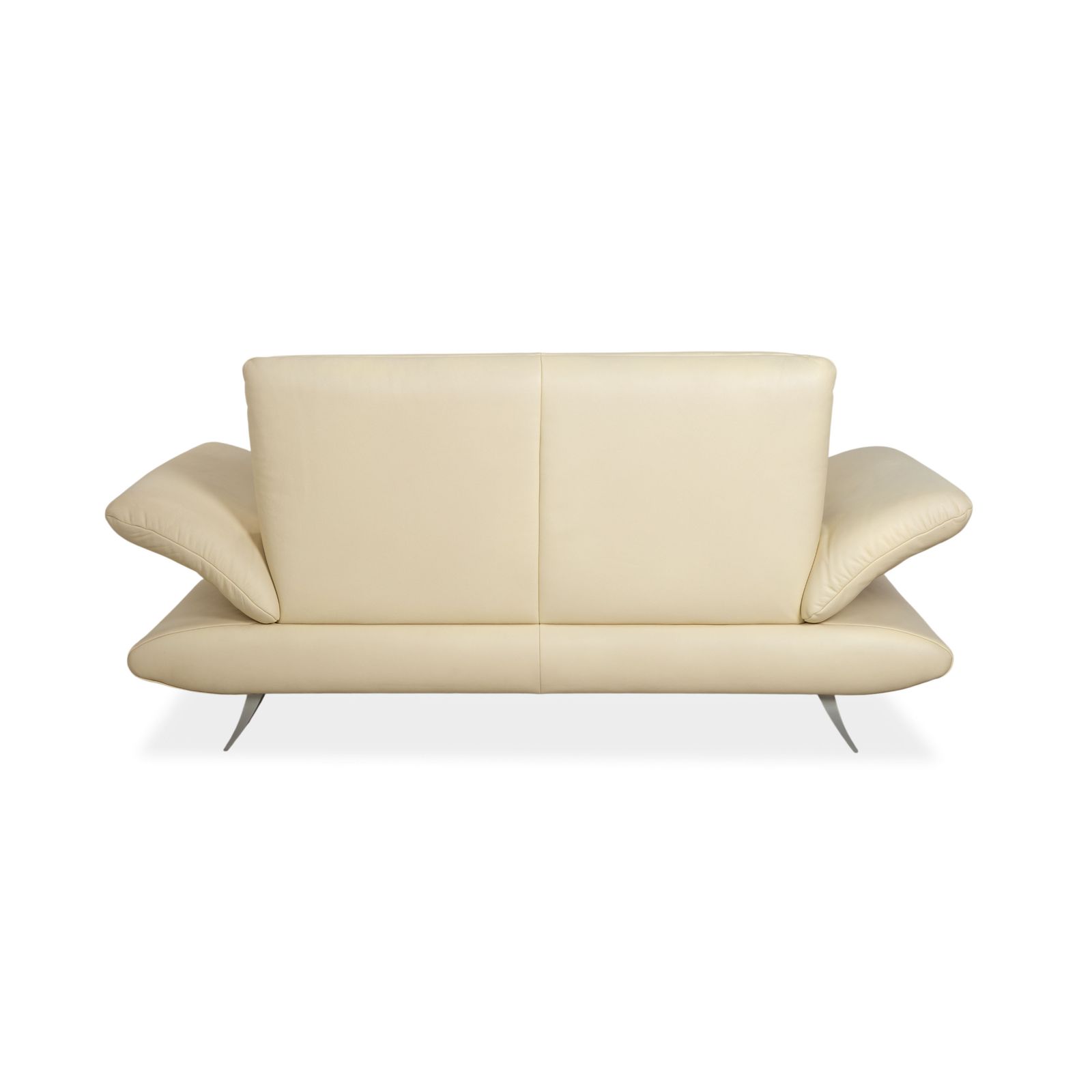 Furniture Koinor Rossini Leather Sofa Cream Two Seater Function photo