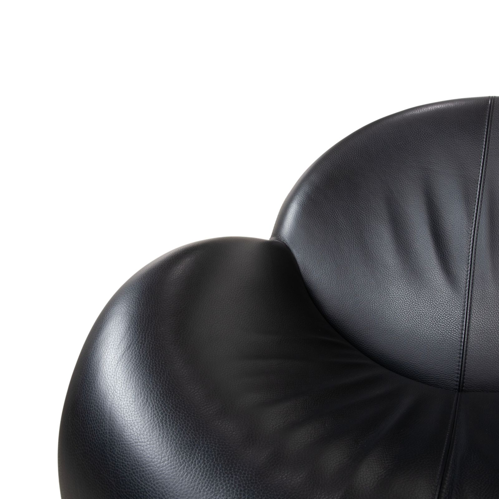 Leolux Papageno Leren Fauteuil Zwart photo for sale