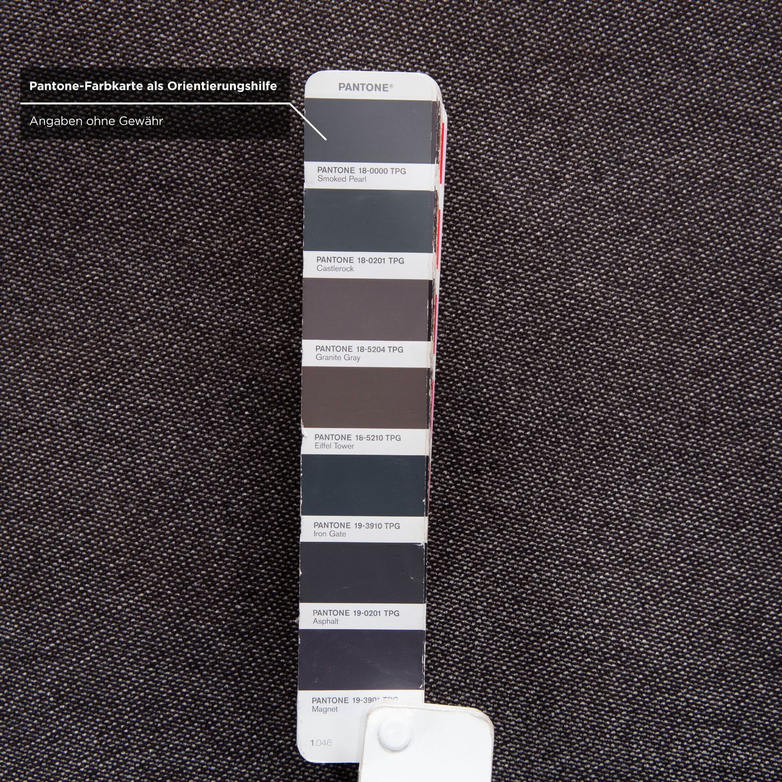 photo for sale Canapé d'angle Rolf Benz Nuvola en tissu, gris anthracite