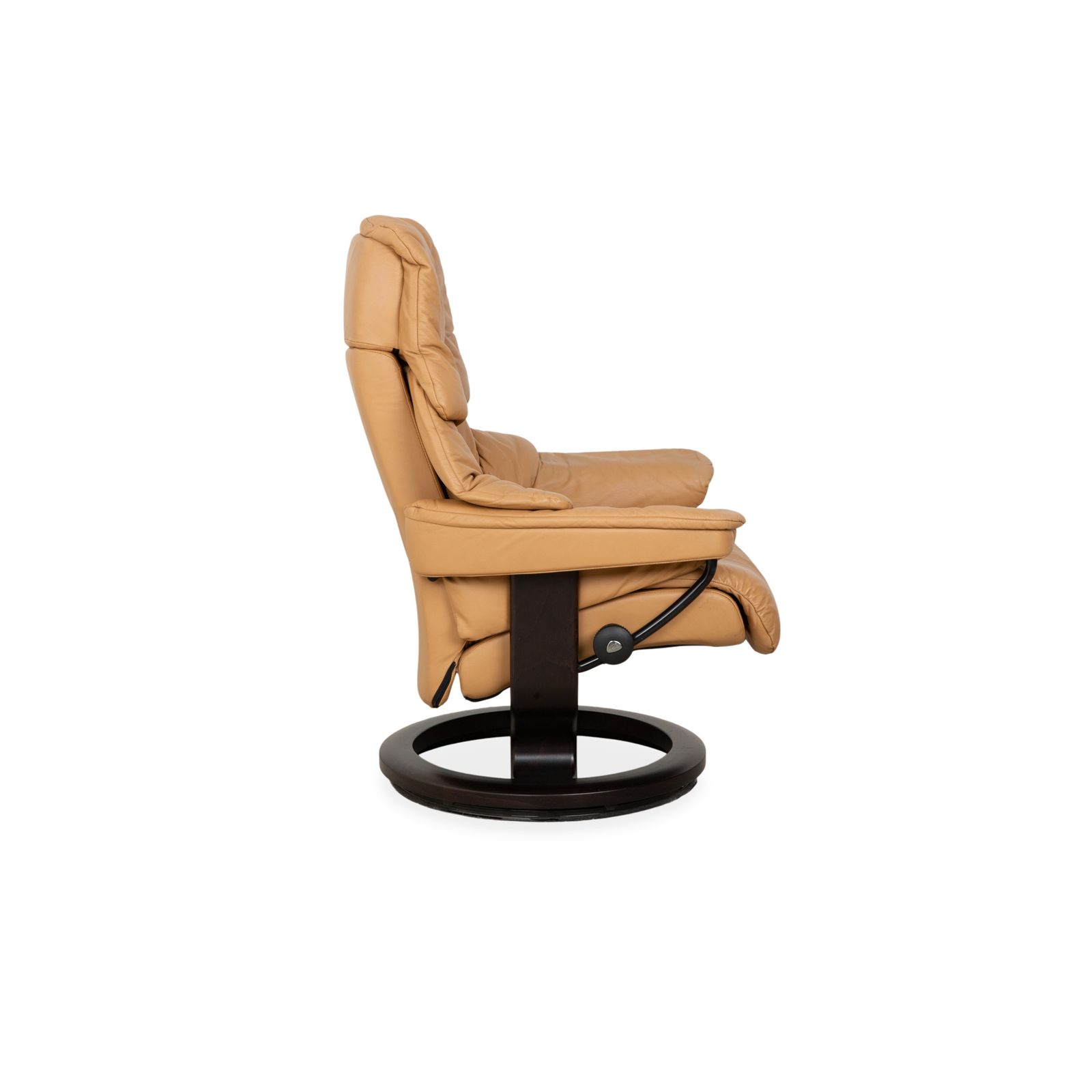 photo furniture Stressless Reno Leren Relaxfauteuil Beige Incl. Voetenbank, Manuele Functie