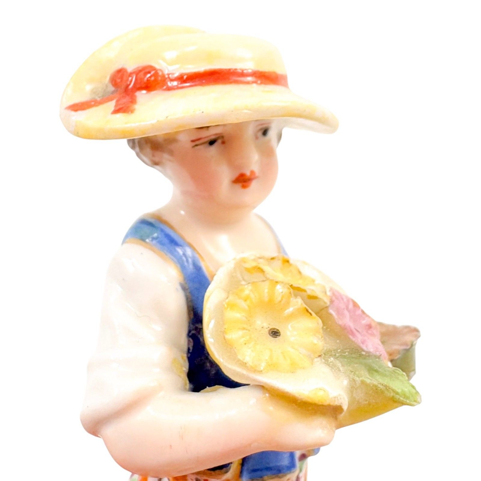 photo furniture Early 19th Century Kpm Berlin Porcelain Female Flower Seller Figurine C.1820