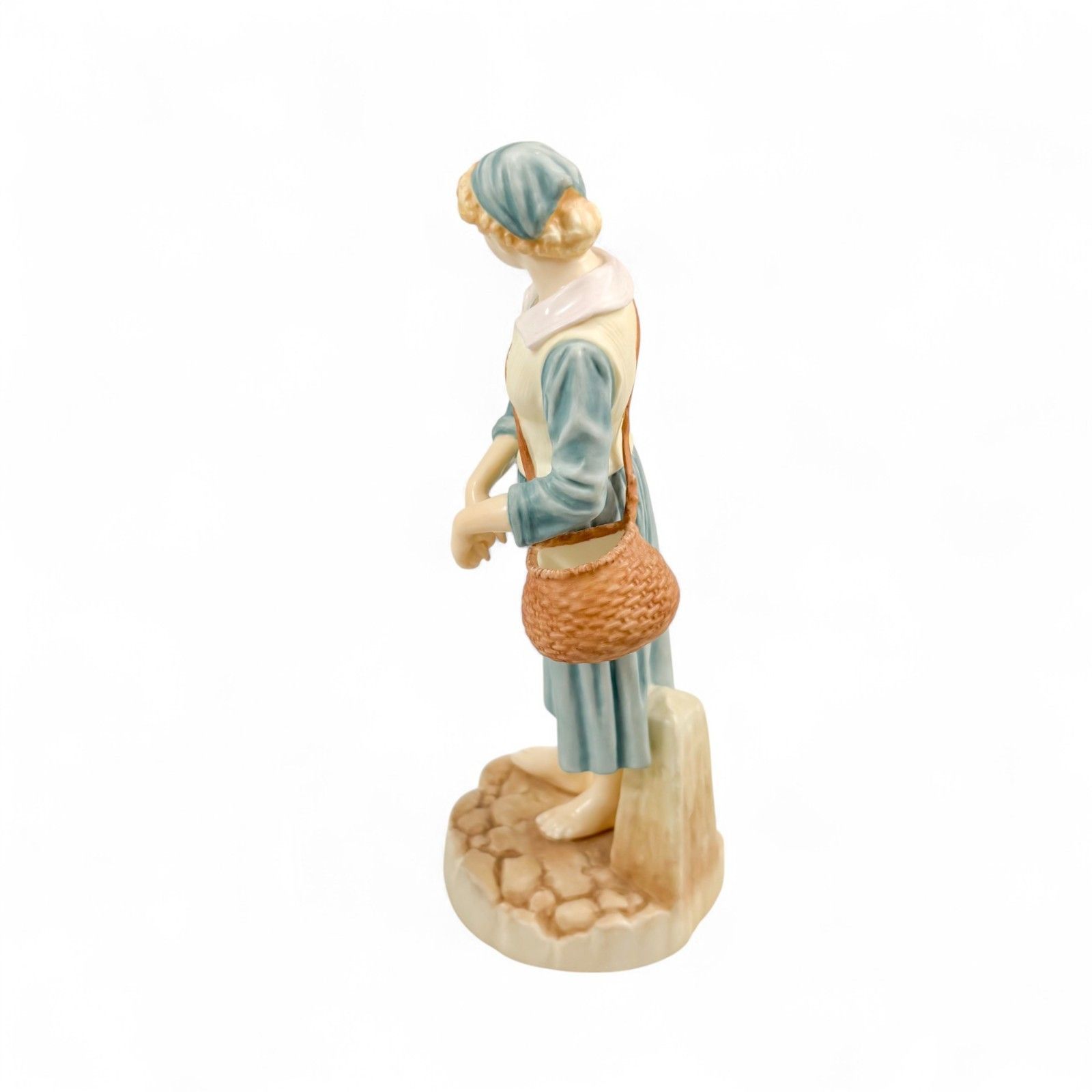 Royal Worcester French Fishergirl Porcelain Figurine By James Hadley Gladley photo for sale