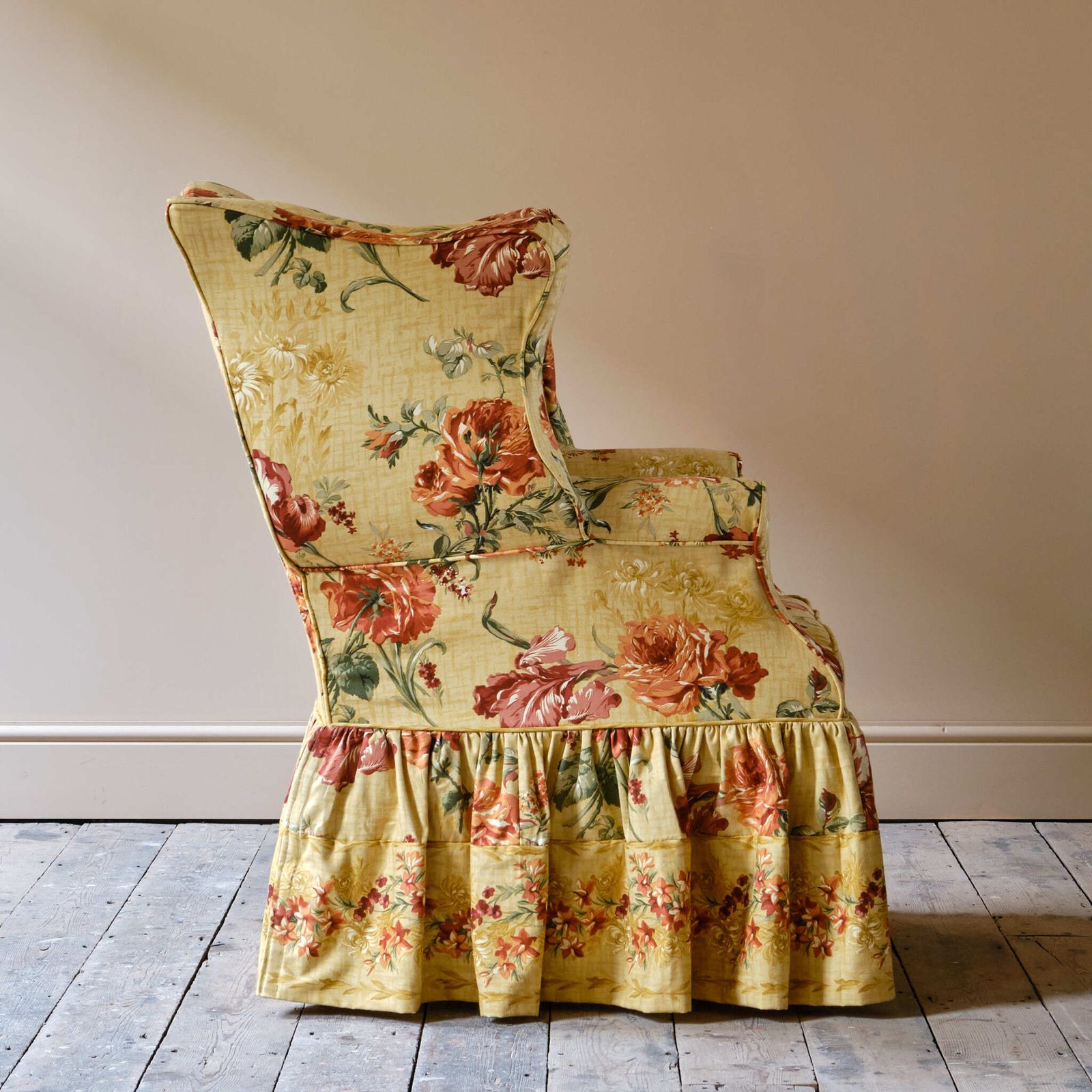 Huge George III Wingback Armchair photo for sale
