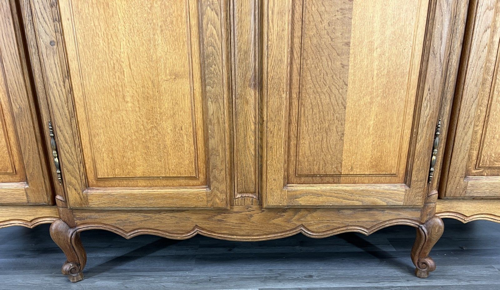 Wardrobe Vintage French Louis XVI Style Oak Four Door Armoire Lot 4813 photo buy