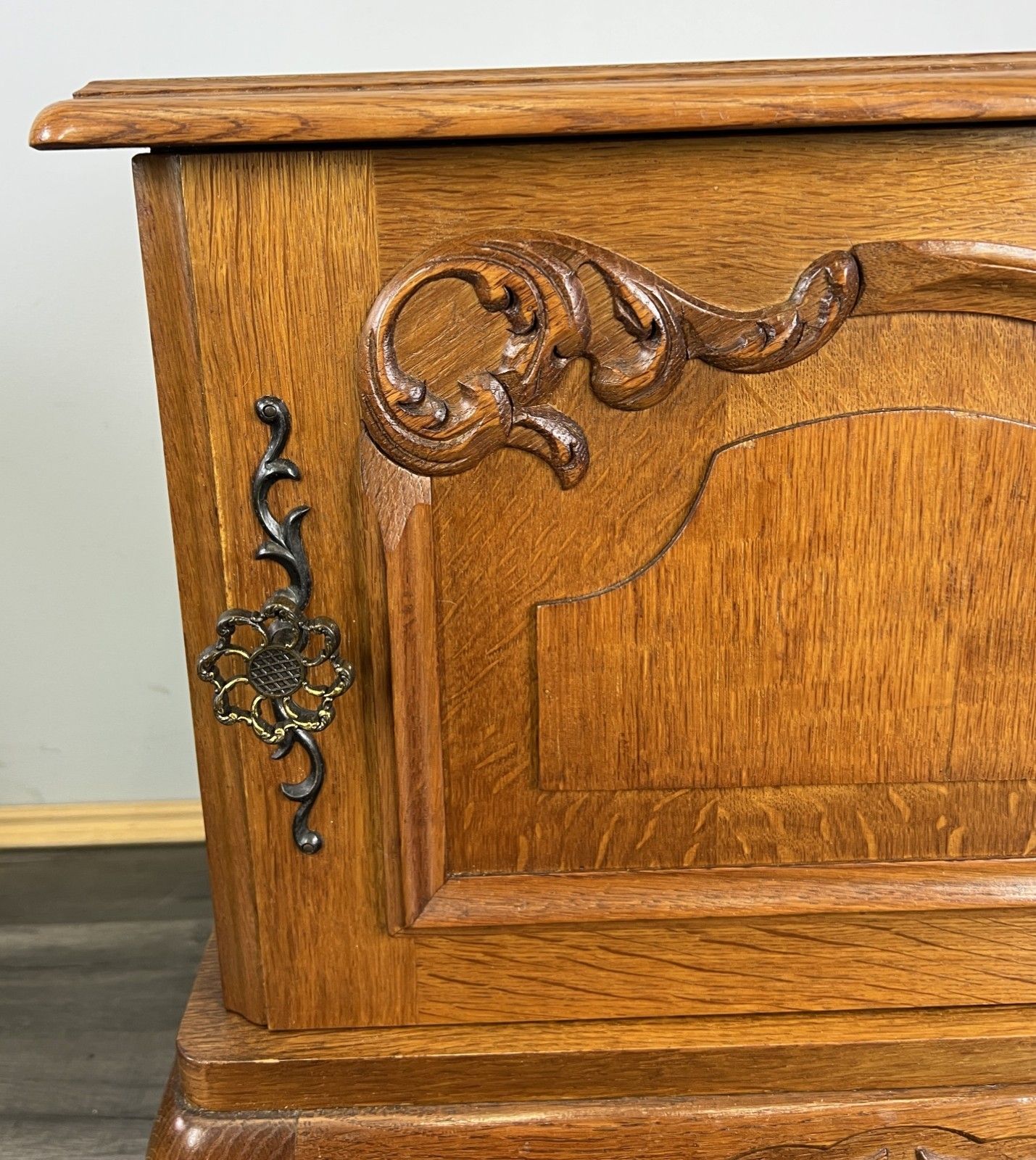 Pair Of Bedside Tables Vintage French Louis XVI Nightstands Cabinets Lot 4793 photo 369.0