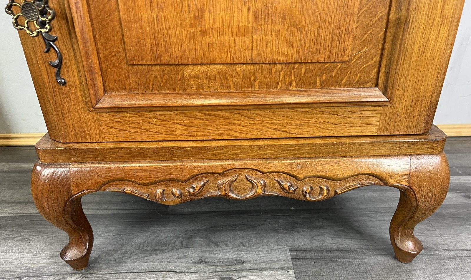 Pair Of Bedside Tables Vintage French Louis XVI Nightstands Cabinets Lot 4793 photo vinterior
