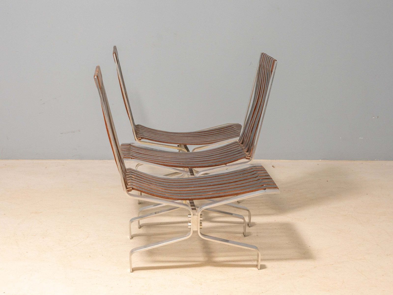Set Rolstoelen, Zbyněk Hřivnáč, 1963, Tsjecho Slowakije photo 9552.0