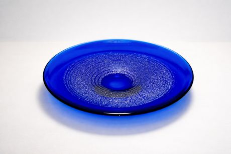 Glazen Schaal Met Goudfolie, František Vízner, 1976, Tsjecho Slowakije photo furniture
