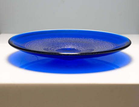 Glazen Schaal Met Goudfolie, František Vízner, 1976, Tsjecho Slowakije photo Woonaccessoires